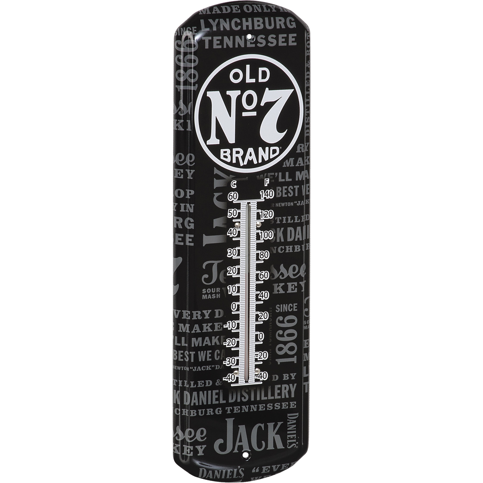 Jack Daniel's Logo Wall Thermometer, Model JD-30091