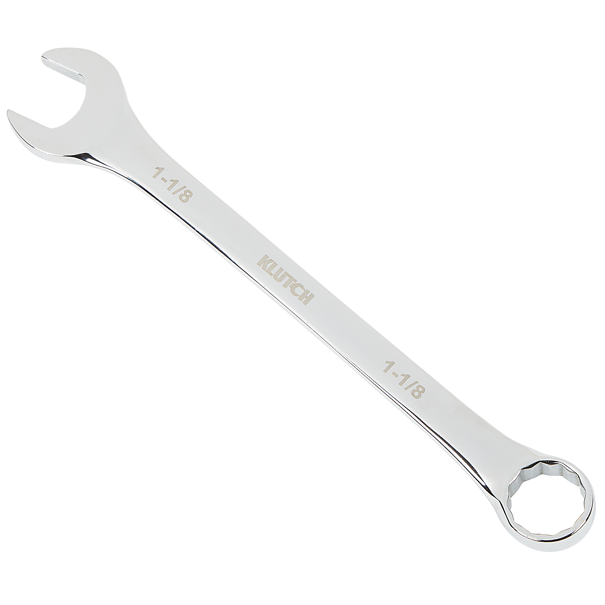 Klutch SAE Combination Wrench, 1 1/8Inch x 12.4Inch, Model Model E-2004