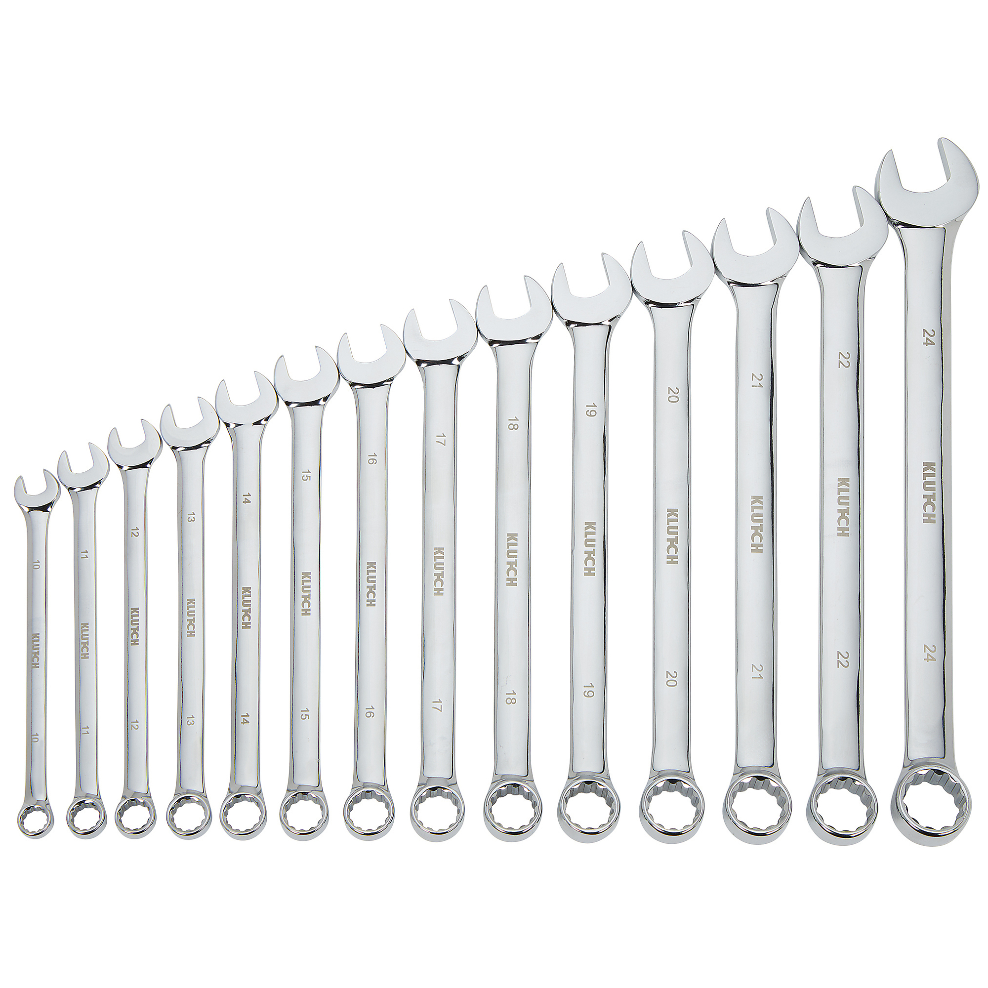 Klutch 14-Piece Metric Extra-Long Wrench Set, Model 34696A