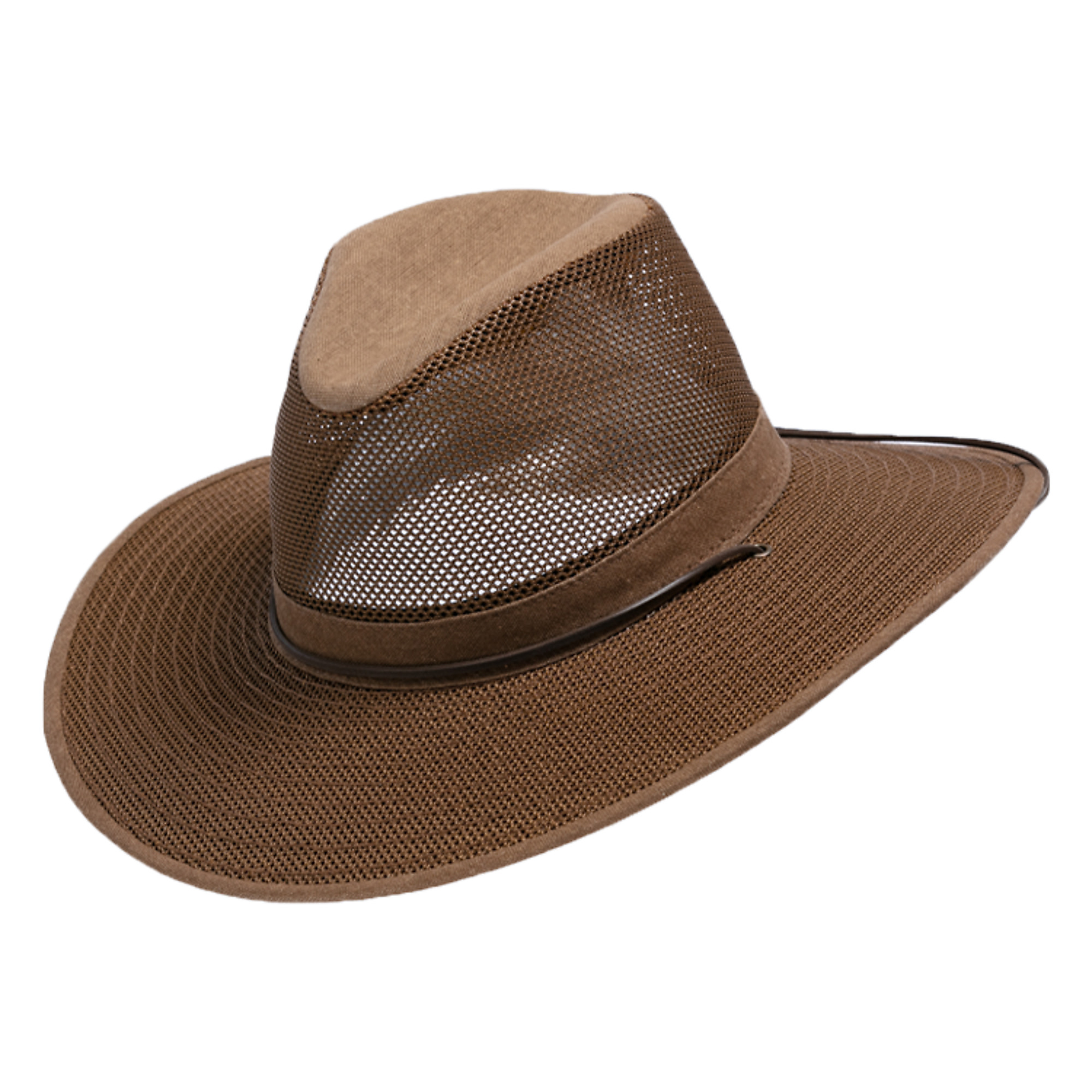 Henschel Hat Company, Earth Aussie Breezer Grande, Size M, Color Earth, Hat Style Hat, Model 5301-82M