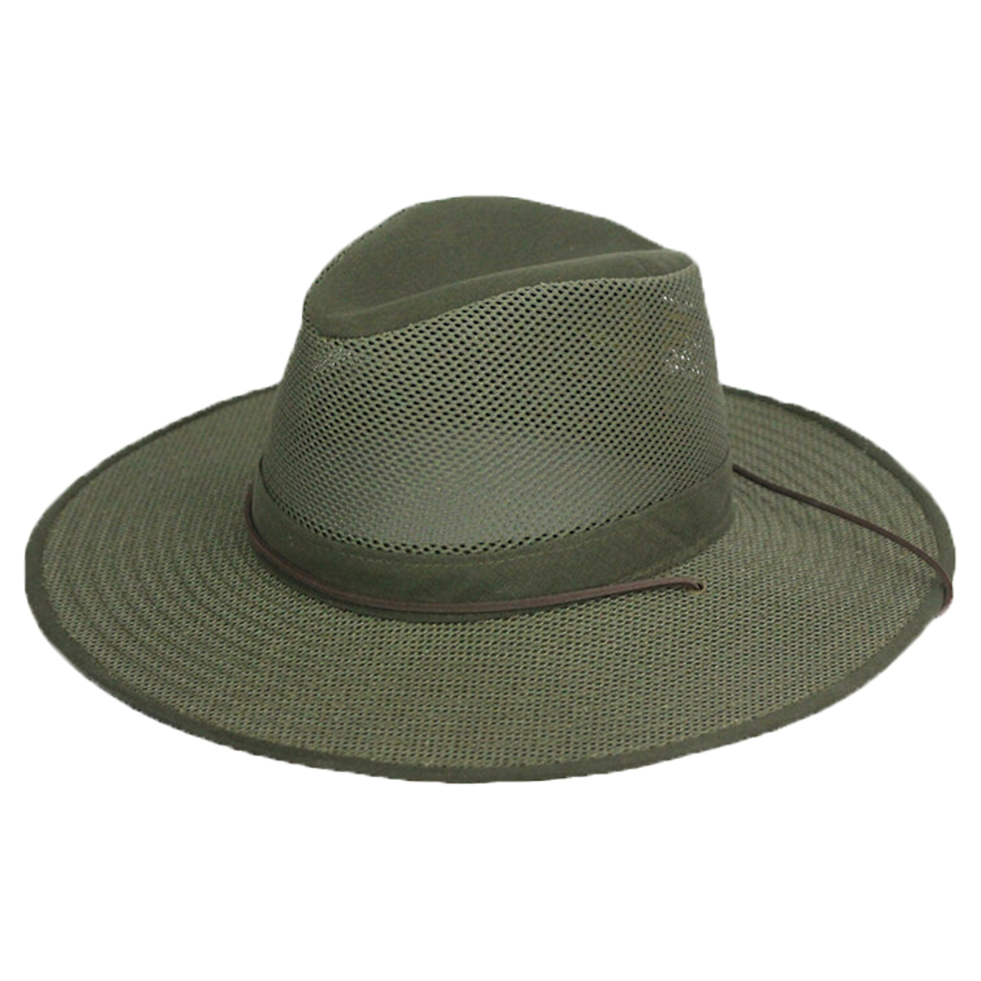 Henschel Hat Company, Olive Aussie Breezer Grande, Size L, Color Olive, Hat Style Hat, Model 5301-36L
