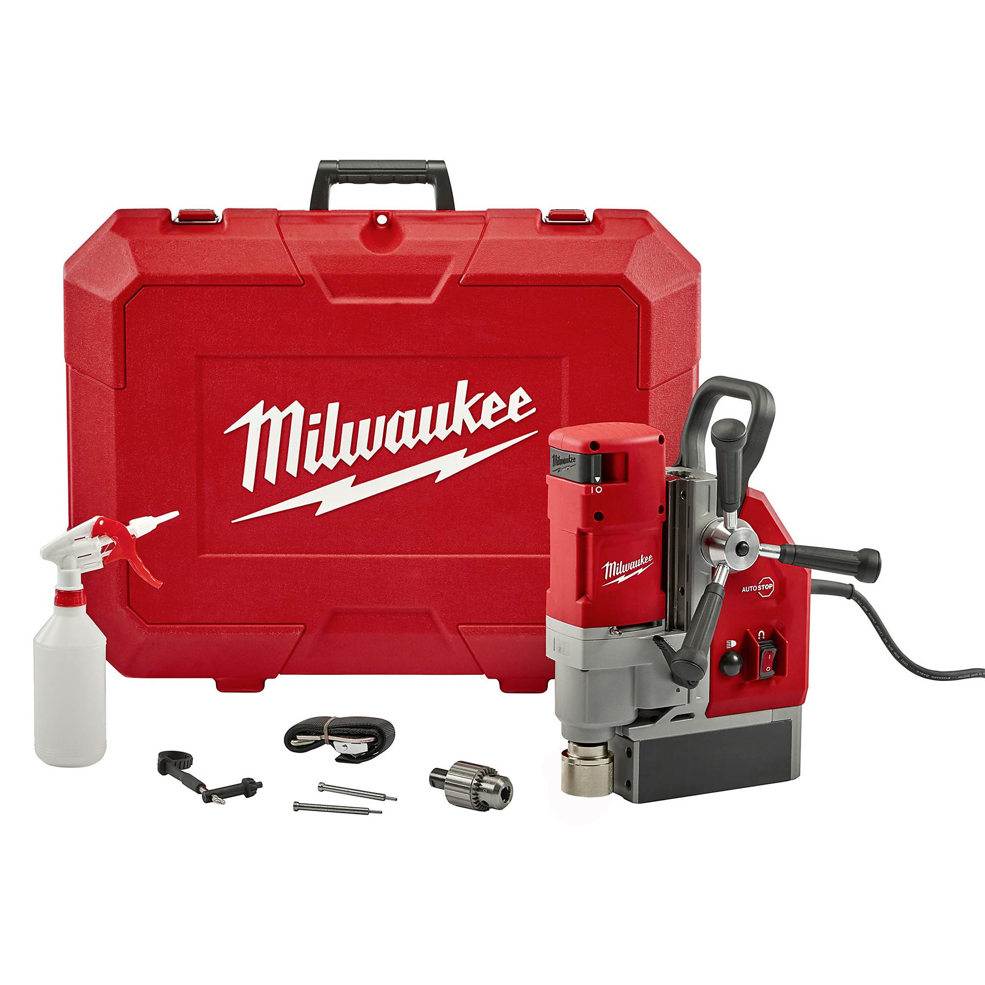Milwaukee Compact Electromagnetic Drill Press, 1 5/8Inch Drill Capacity, 13 Amp, 2.3 HP, Model 4272-21