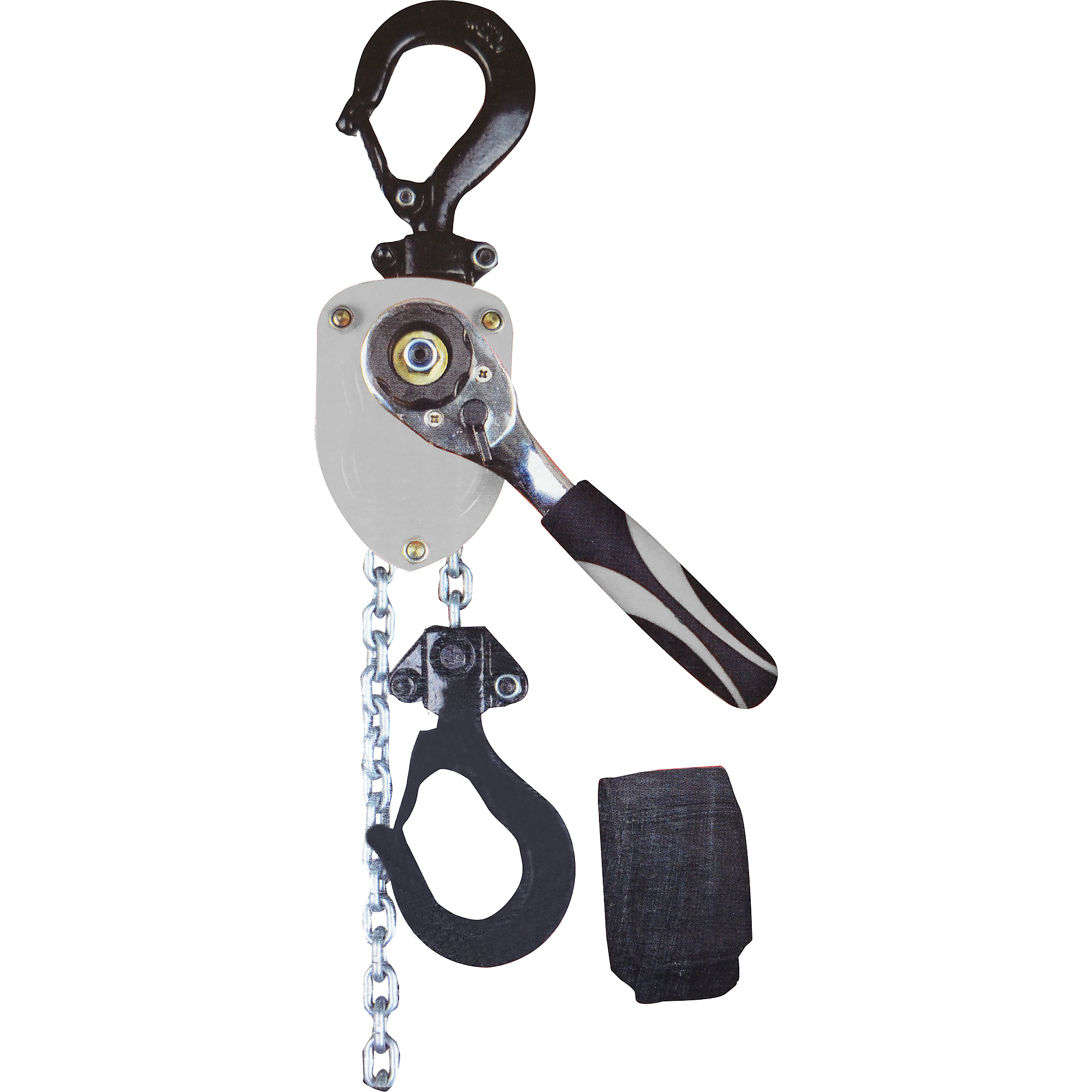 Manual Chain Hoist, Power Source Manual Lever, Capacity 1000 lb, Lift Height 10 ft, Model - Shop Tuff STF-1010LH