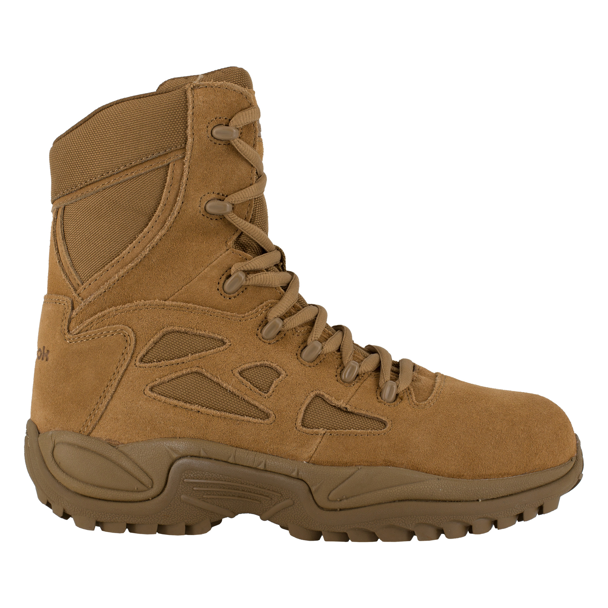 Reebok, 8Inch Stealth Tactical Boot, Size 3 1/2, Width Medium, Color Coyote, Model RB8850