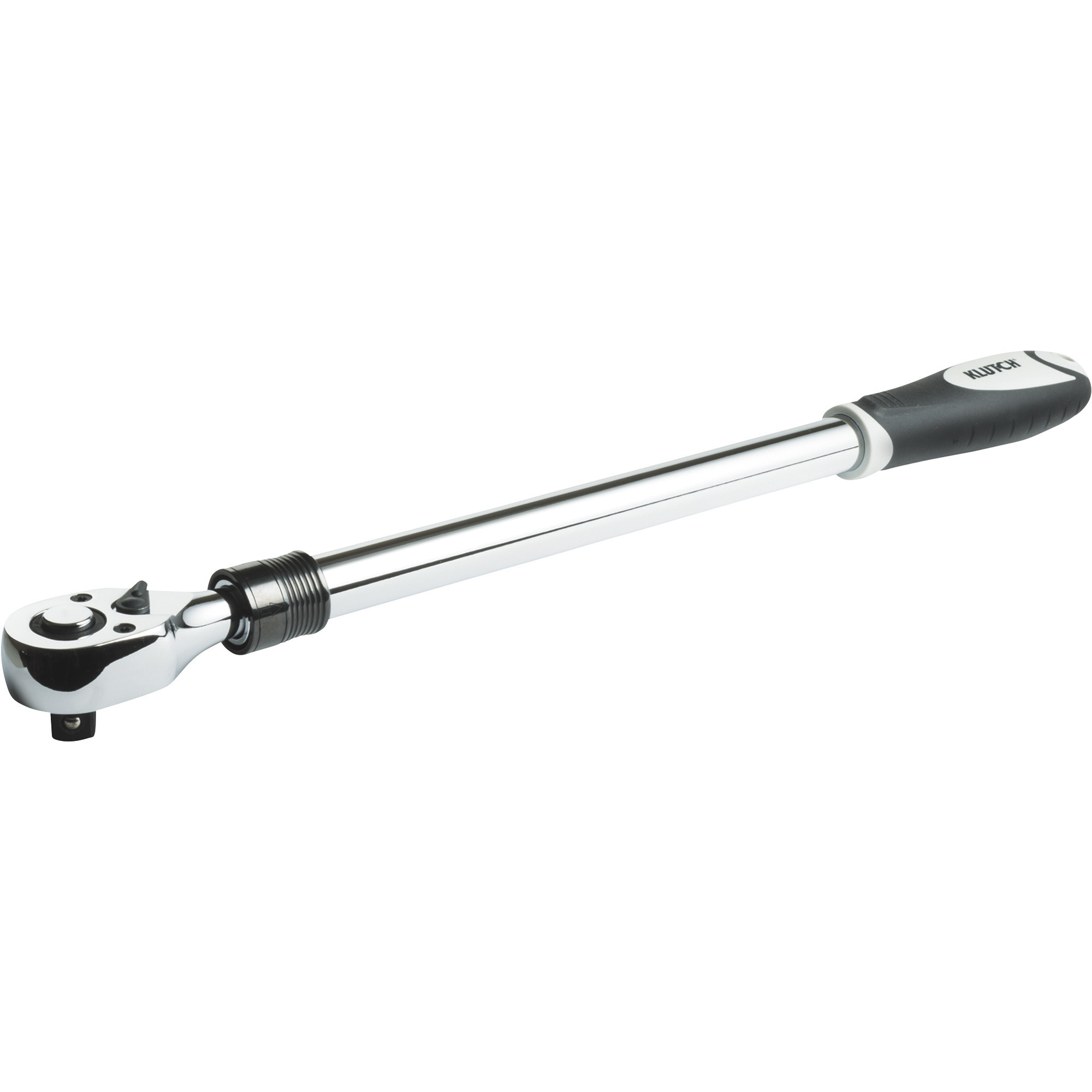 Klutch Extra-Long Extendable Ratchet, 1/2Inch Drive, 18Inch 1/2 to 24Inch Range