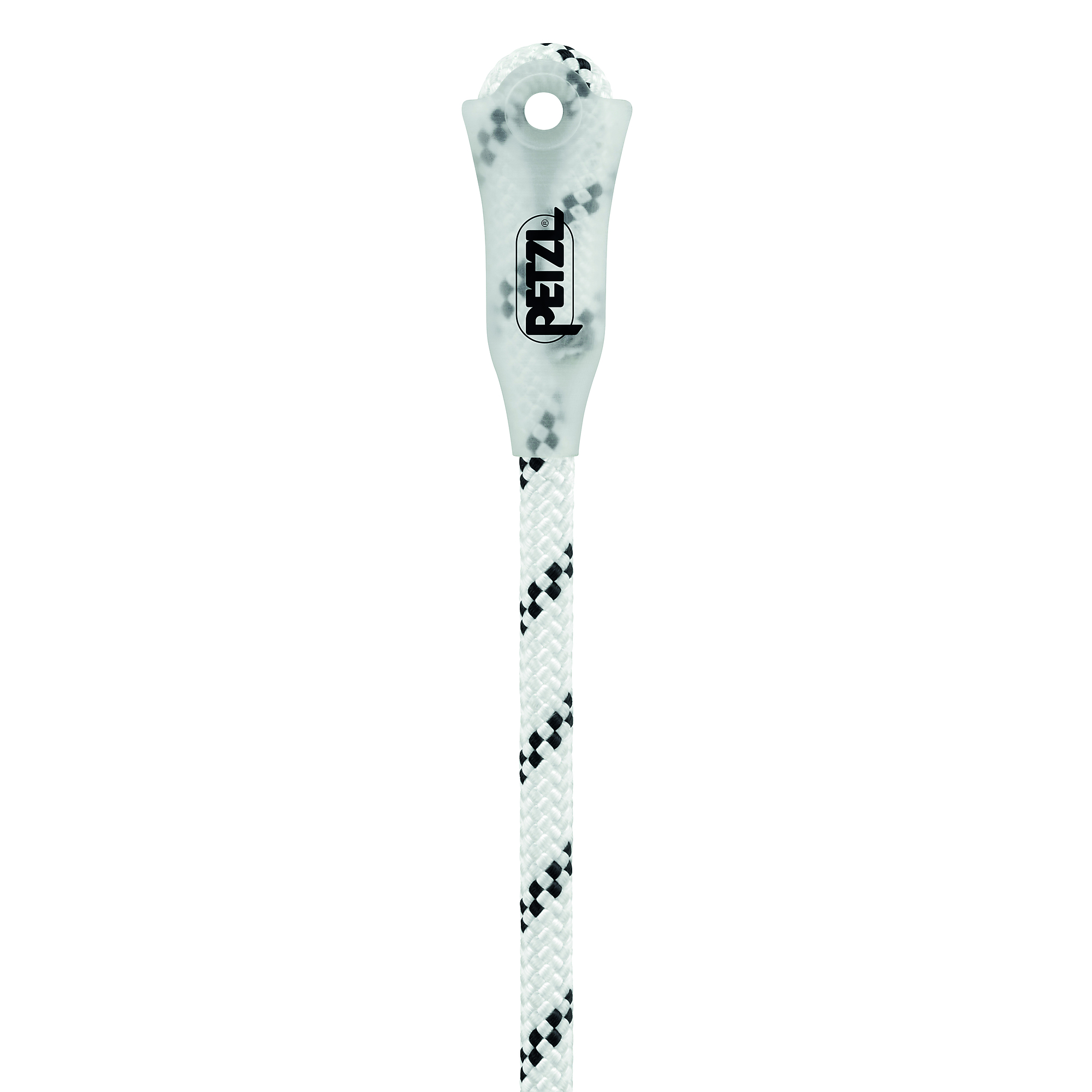 Petzl, AXIS rope 11mm 1 sewn term 197ft. white NFPA, Model R074BA05