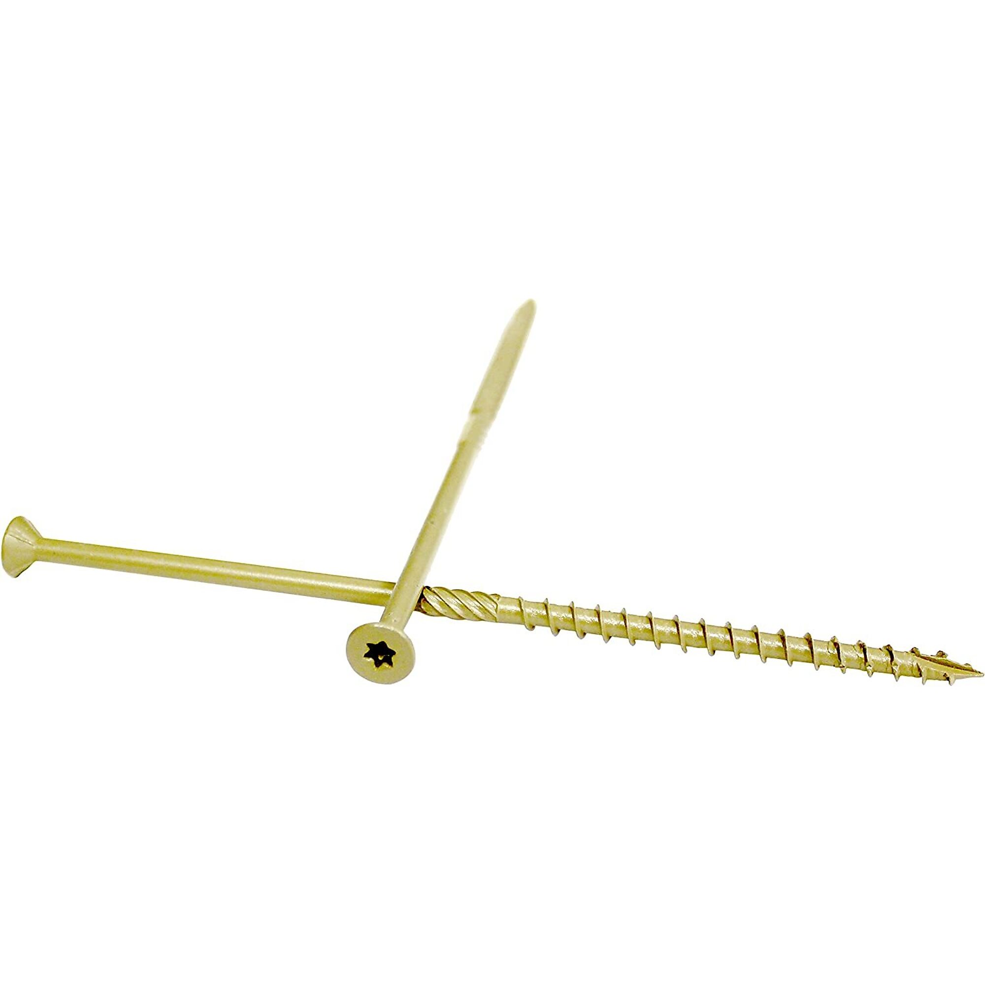 Woodpro, T25 All Purpose Wood Screw Golden 1210Inch, Model AP12X10-50