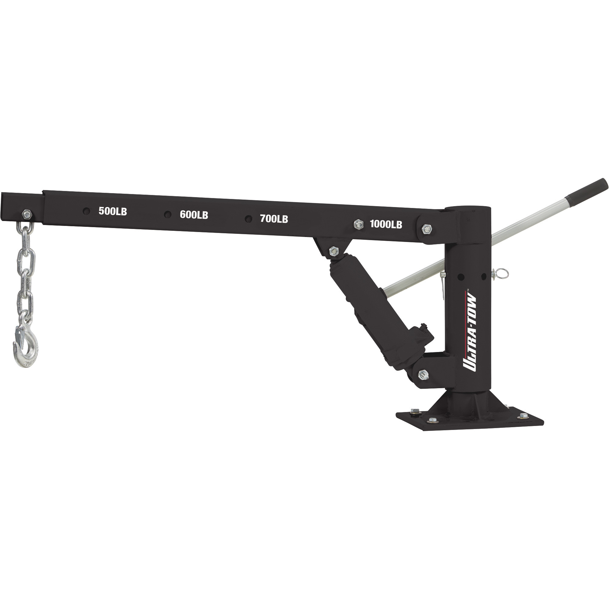 Ultra-Tow Hydraulic Pick-Up Truck Crane, 1000-Lb. Capacity