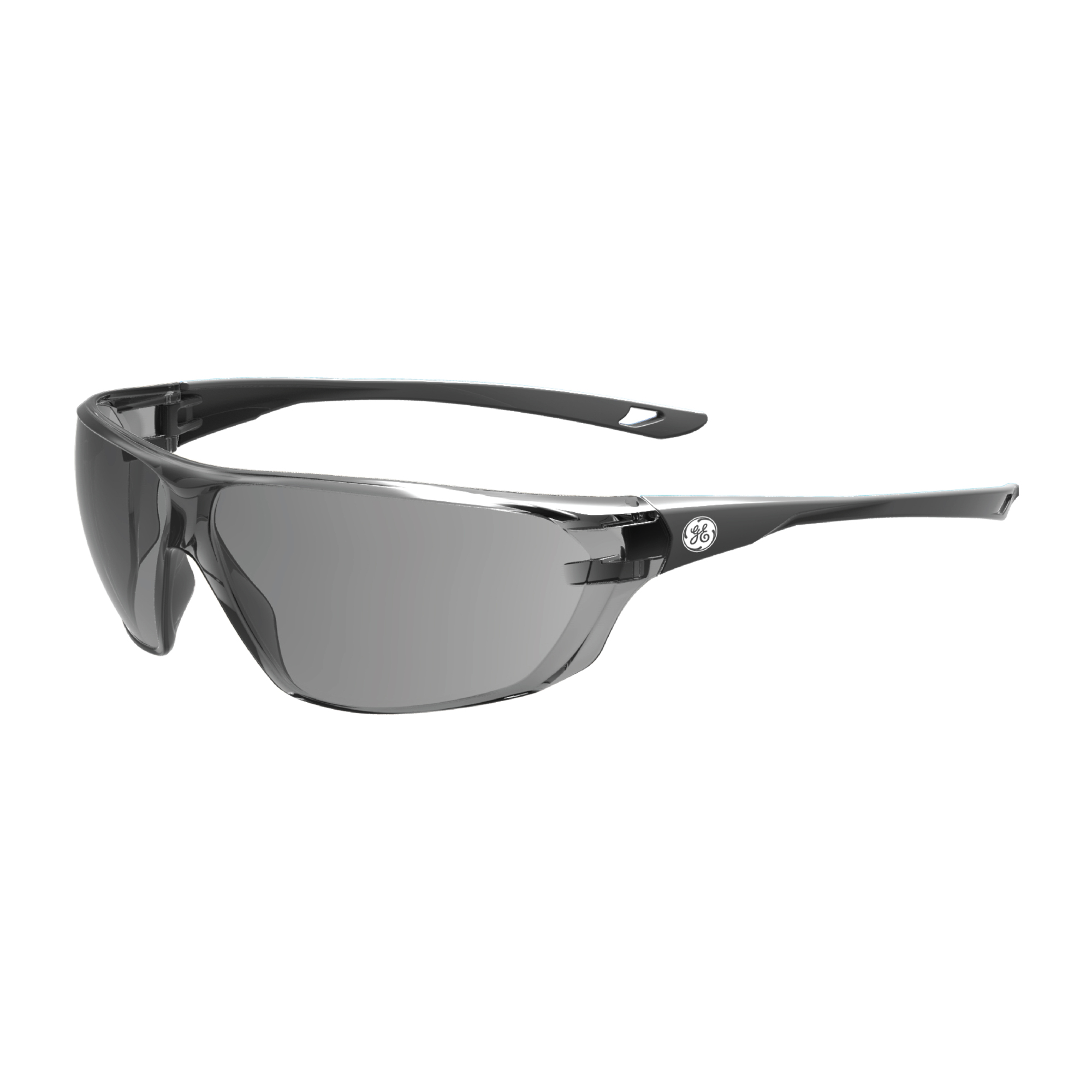 Safety Glasses, Smoke Lens, Anti FogScratch, Frame Color Gray, Lens Color Smoke/Gray, ANSI Z87 Compliant, Model# - General Electric GE203SAF