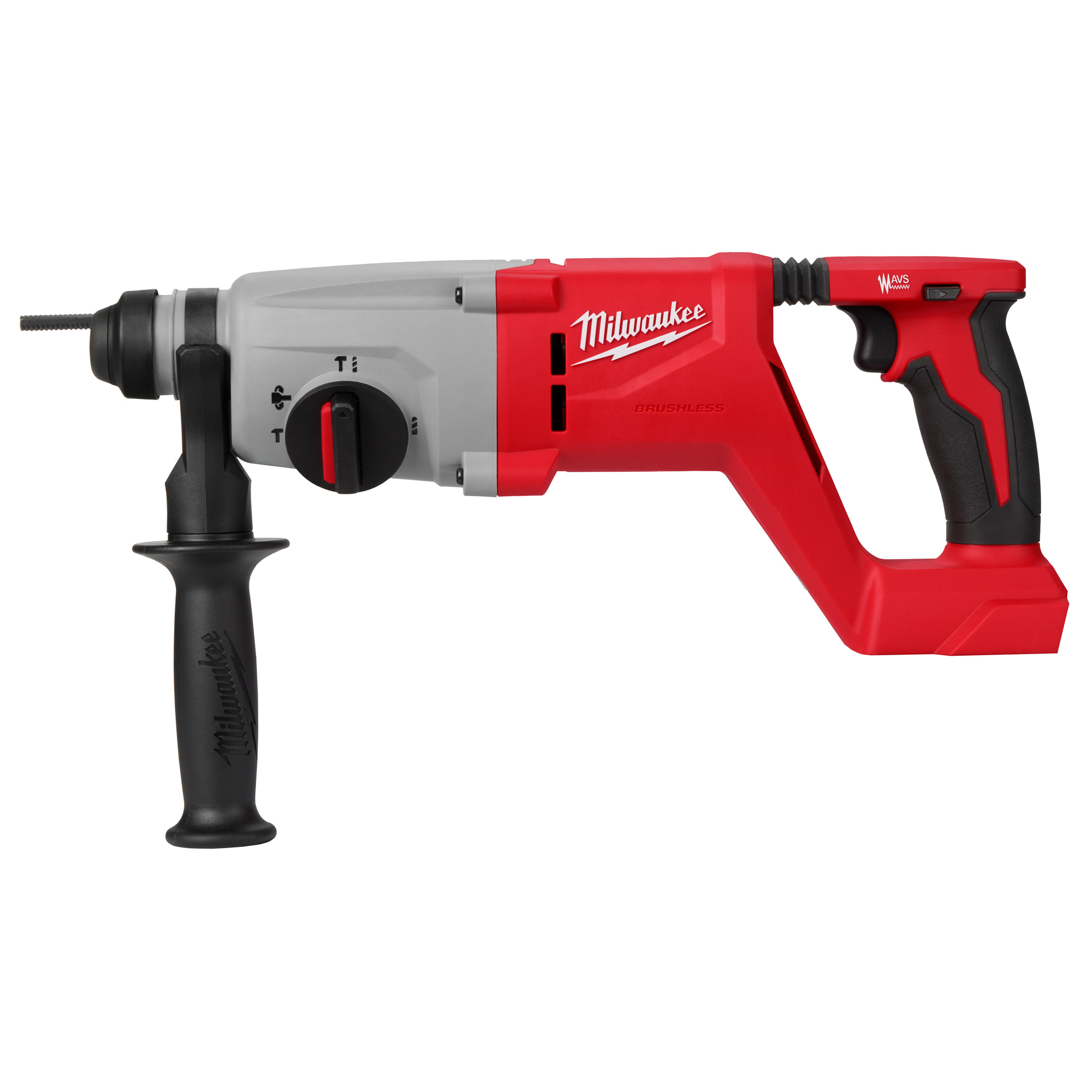 Milwaukee, M18 Brushless 1â SDS Plus D-Handle Rotary Hammer, Chuck Size 1 in, Volts 18, Model 2613-20