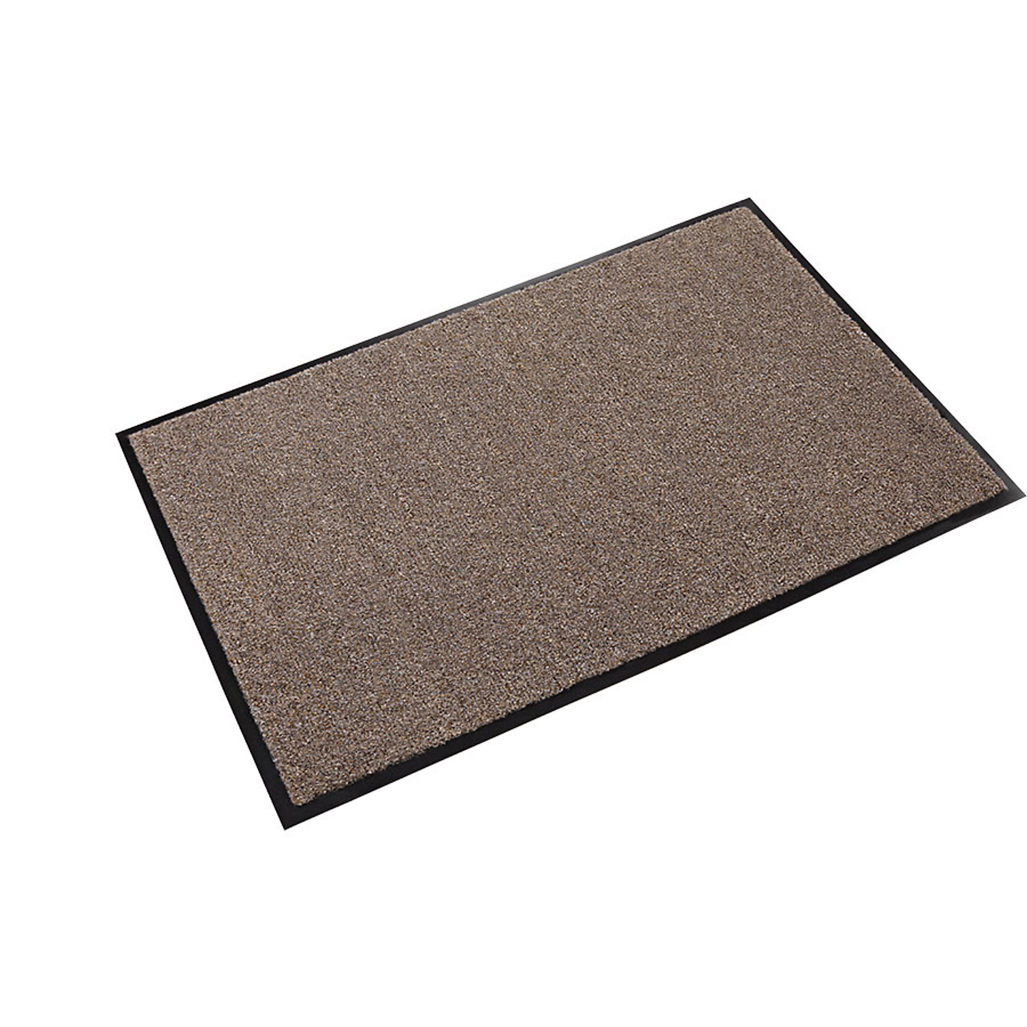 Crown Matting Technologies, Rely-On Olefin 3ft.x4ft. Pebble Brown, Width 36 in, Length 48 in, Thickness 3/8 in, Model GS 0034PB