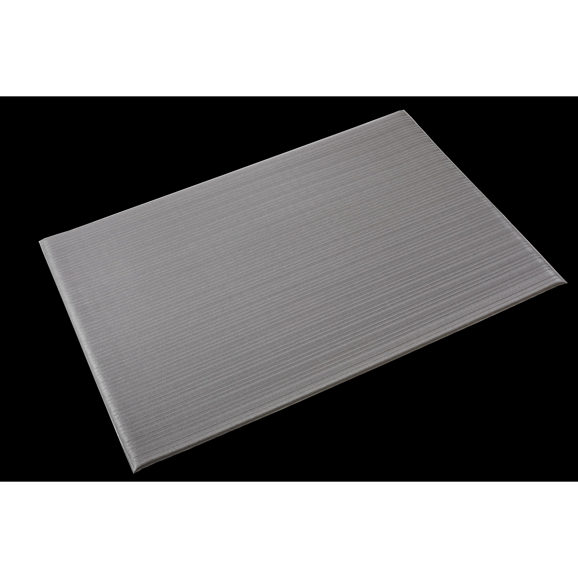 Crown Matting Technologies, Tuff-Spun 3/8 Rib-Surface 3ft.x12ft. Gray, Width 36 in, Length 144 in, Thickness 3/8 in, Model FL 3612GY