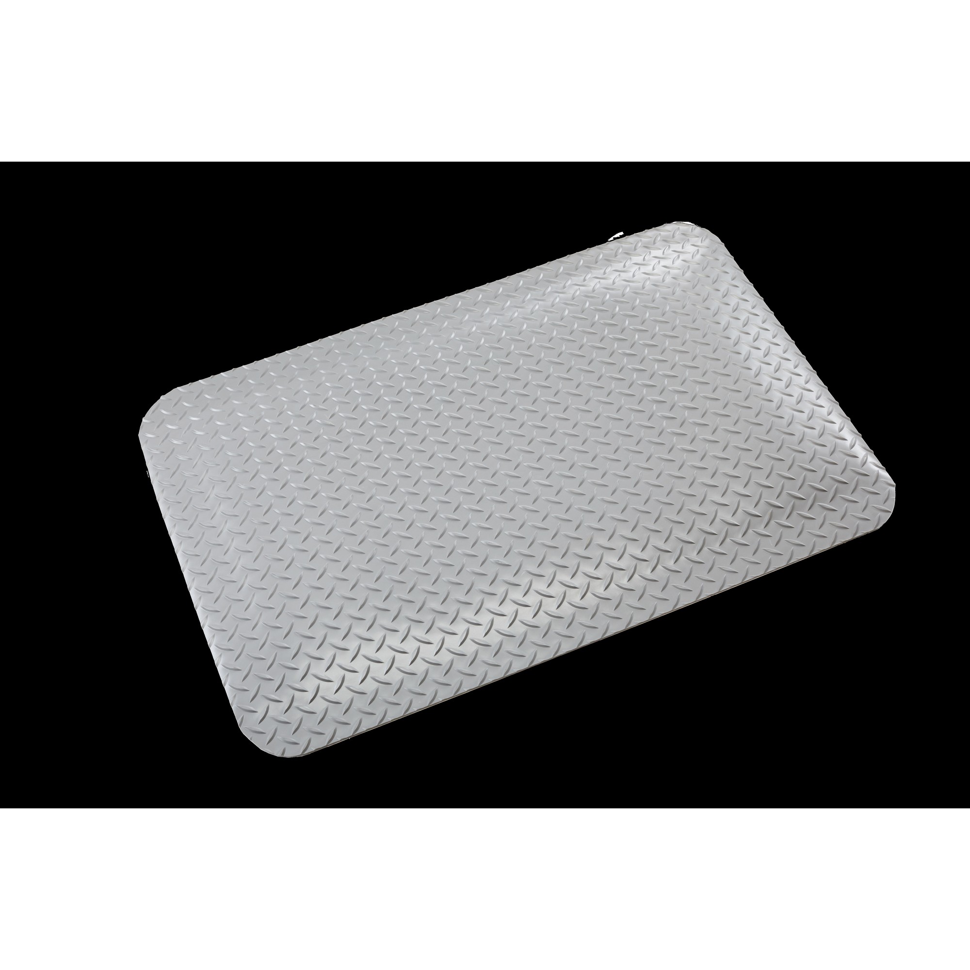 Crown Matting Technologies, Workers-Delight Deck Plate 3ft.x5ft. Gray, Width 36 in, Length 60 in, Thickness 5/8 in, Model WD 1235GY