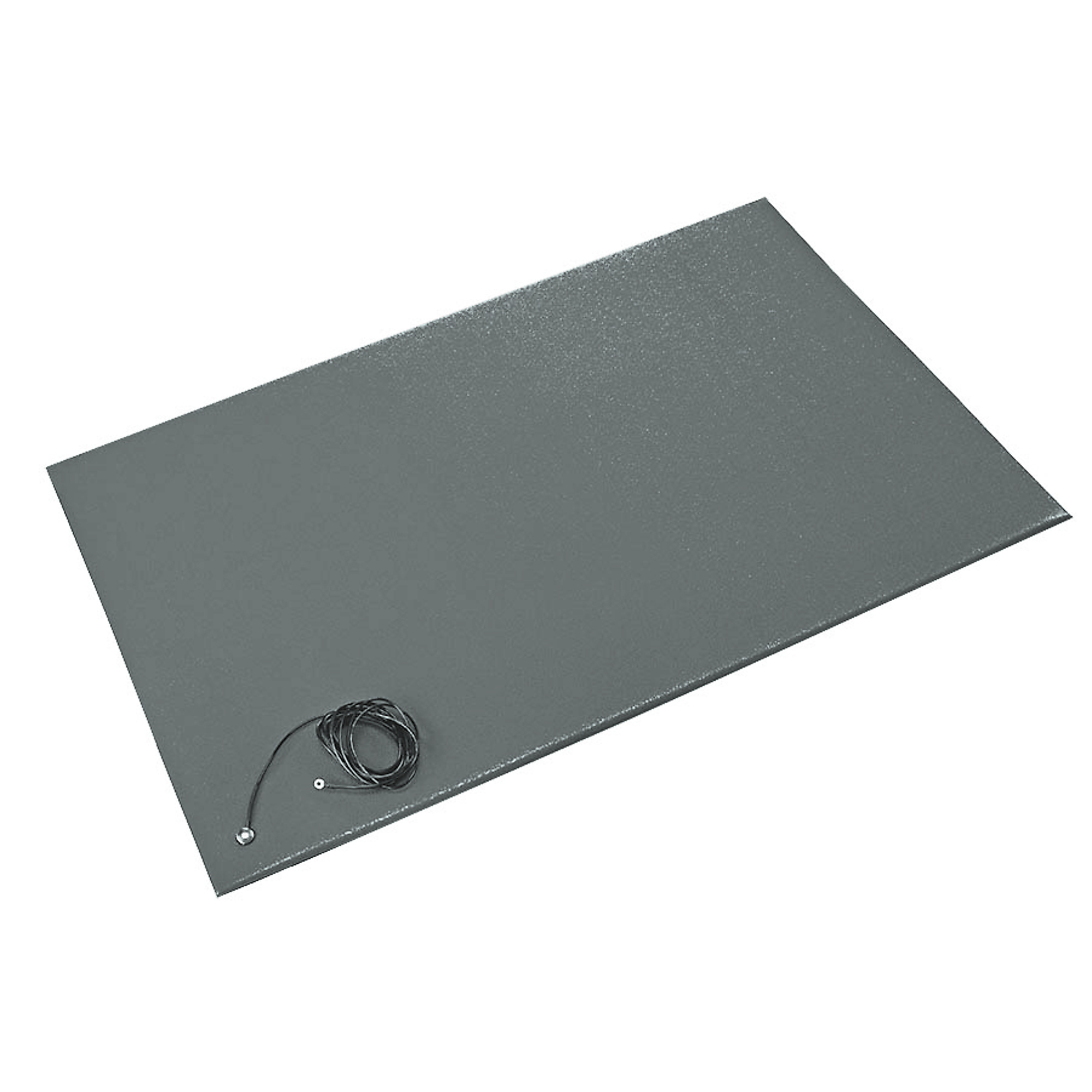 Crown Matting Technologies, Comfort-King Anti-Static 2ft.x3ft. Steel Gray, Width 24 in, Length 36 in, Thickness 3/8 in, Model ZC 0023GY