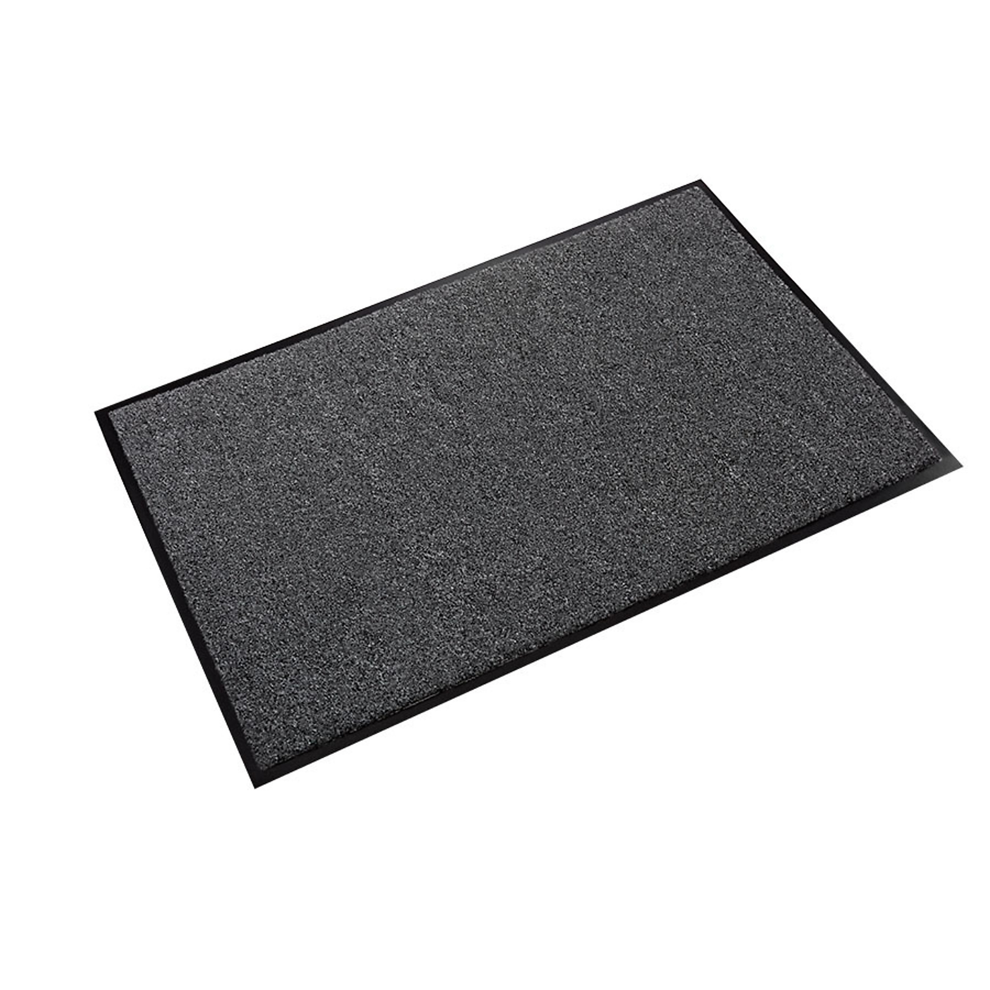 Crown Matting Technologies, Rely-On Olefin 4ft.x6ft. Charcoal, Width 48 in, Length 72 in, Thickness 3/8 in, Model GS 0046CH