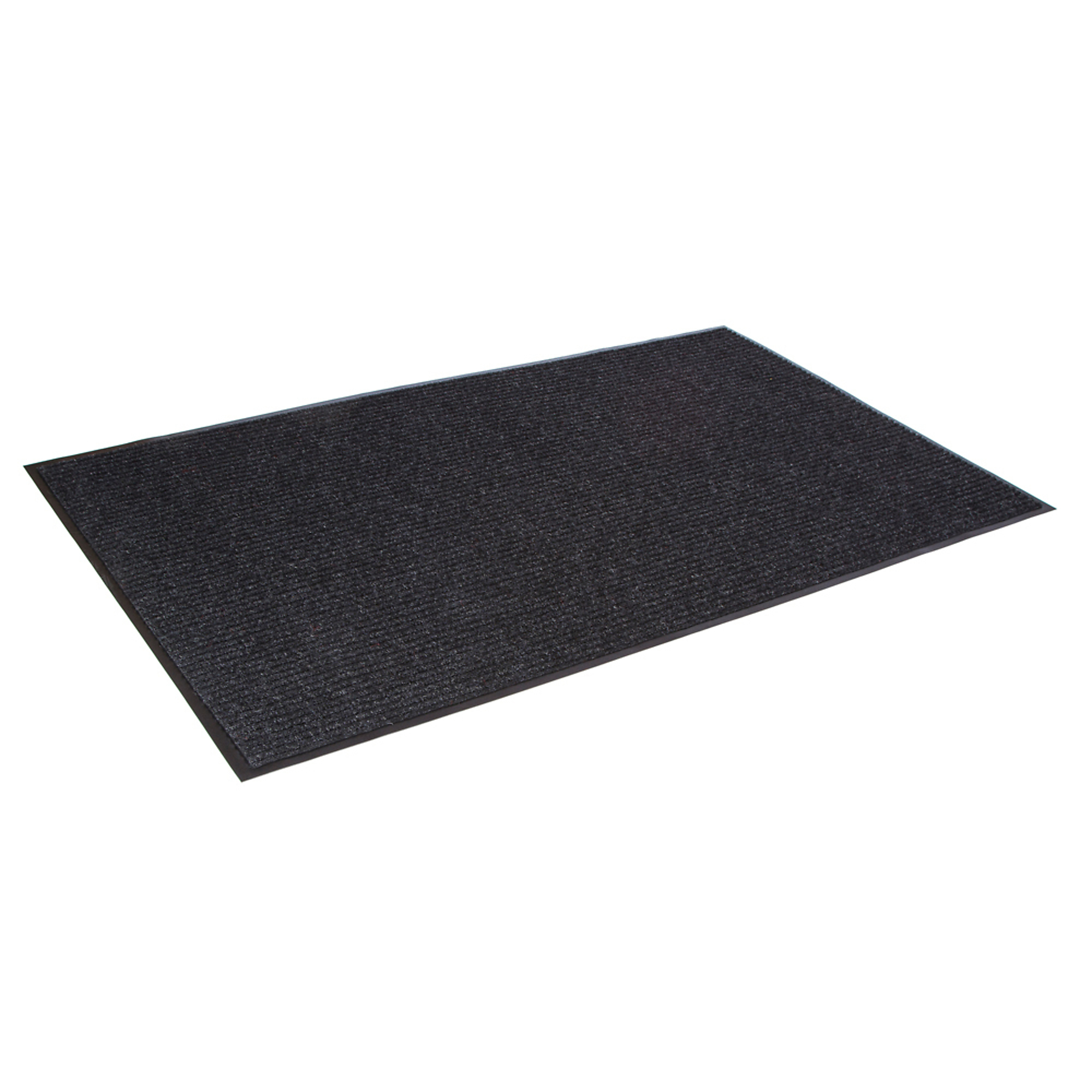 Crown Matting Technologies, Needle-Rib 4ft.x6ft. Charcoal, Width 48 in, Length 72 in, Thickness 5/16 in, Model NR 0046CH