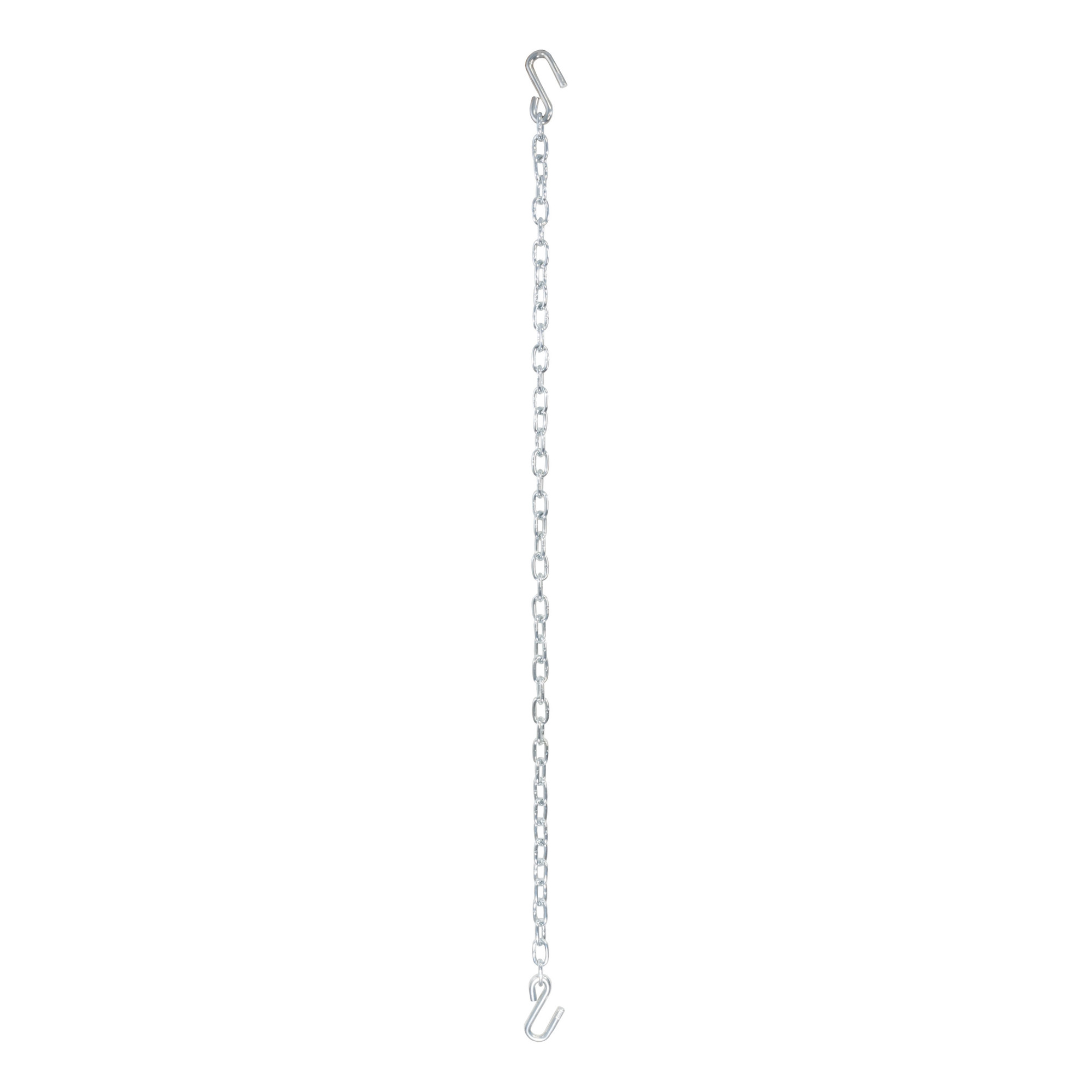 Curt Manufacturing, 48Inch Safety Chain with 2 S-Hooks, Length 48 in, Material Steel, Model 80011