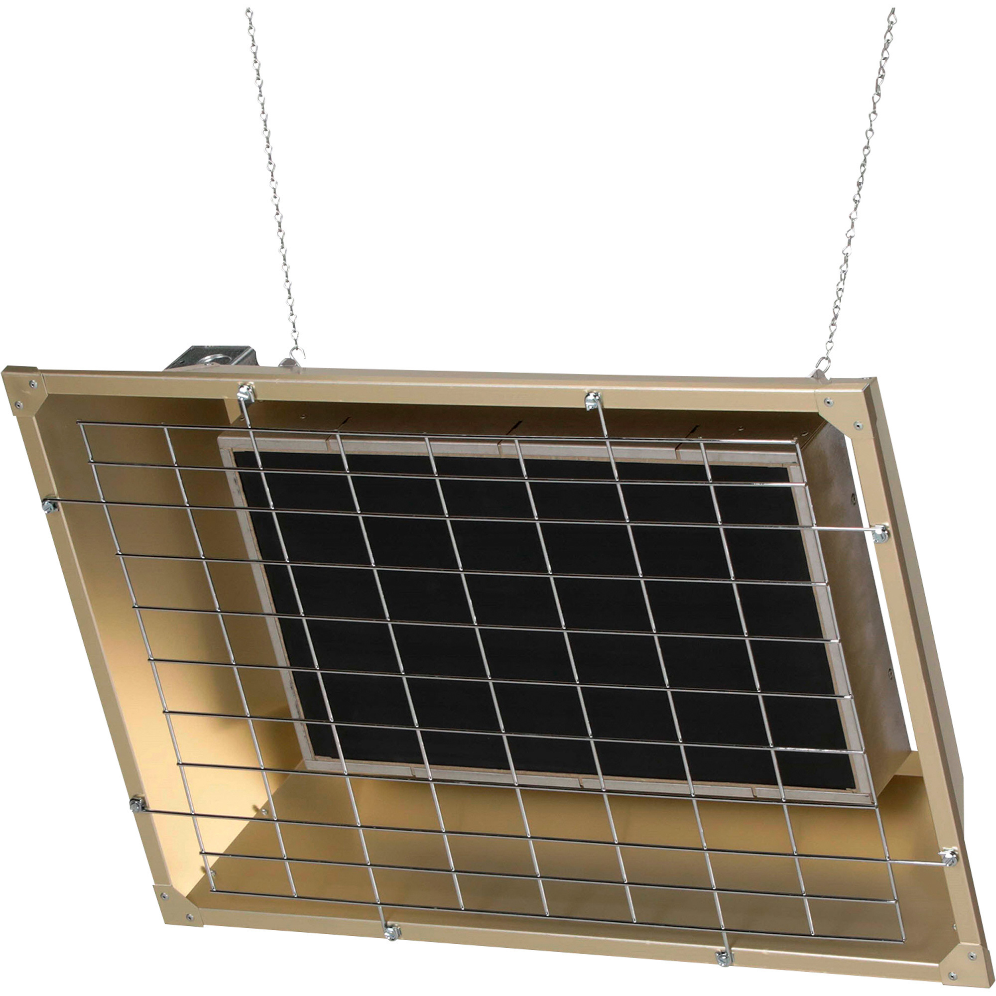Overhead Flat Panel Electric Infrared Heater — 4,300 Watt, 14,672 BTU, Model - TPI FSS-4348-3