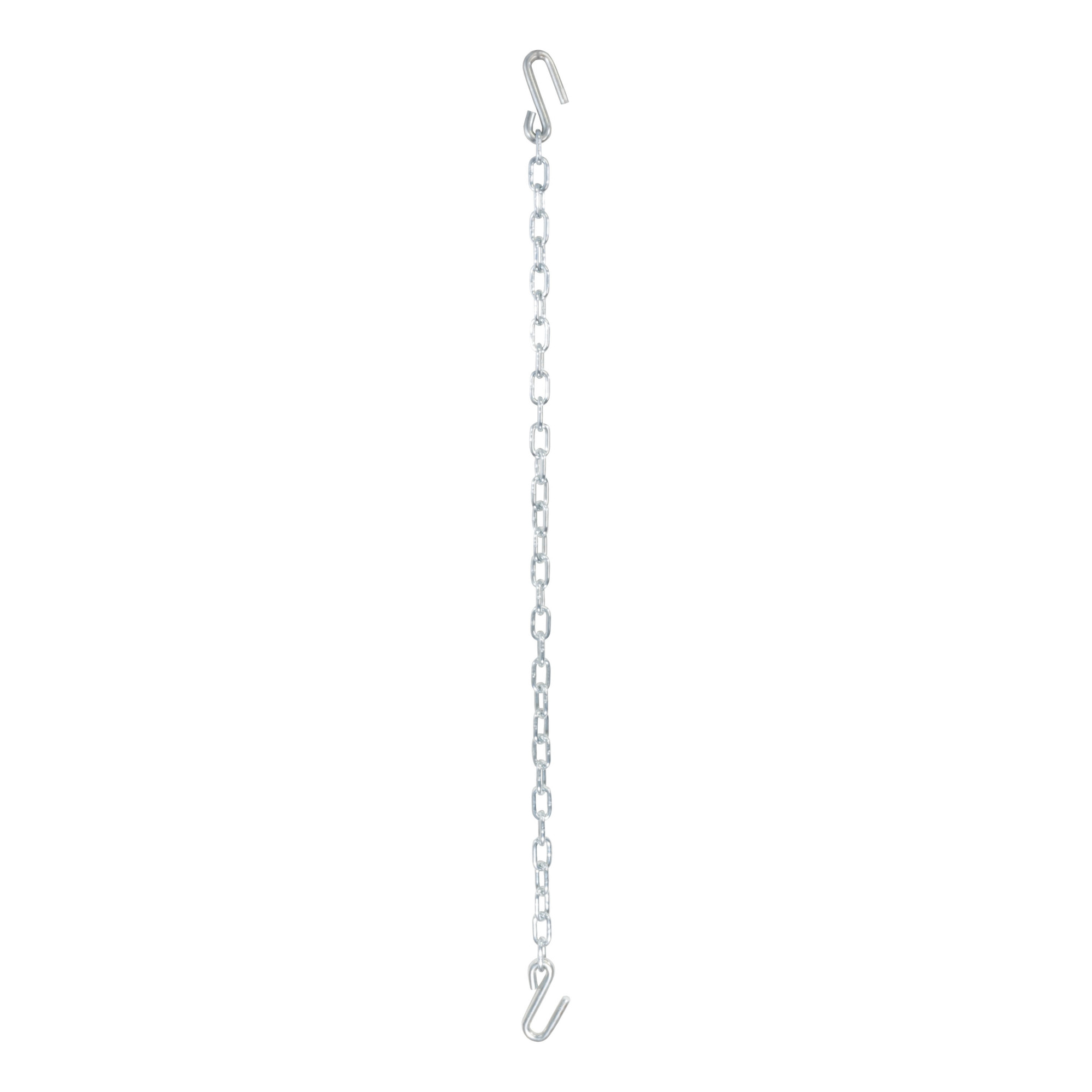 Curt Manufacturing, 48Inch Safety Chain with 2 S-Hooks, Length 48 in, Material Steel, Model 80031