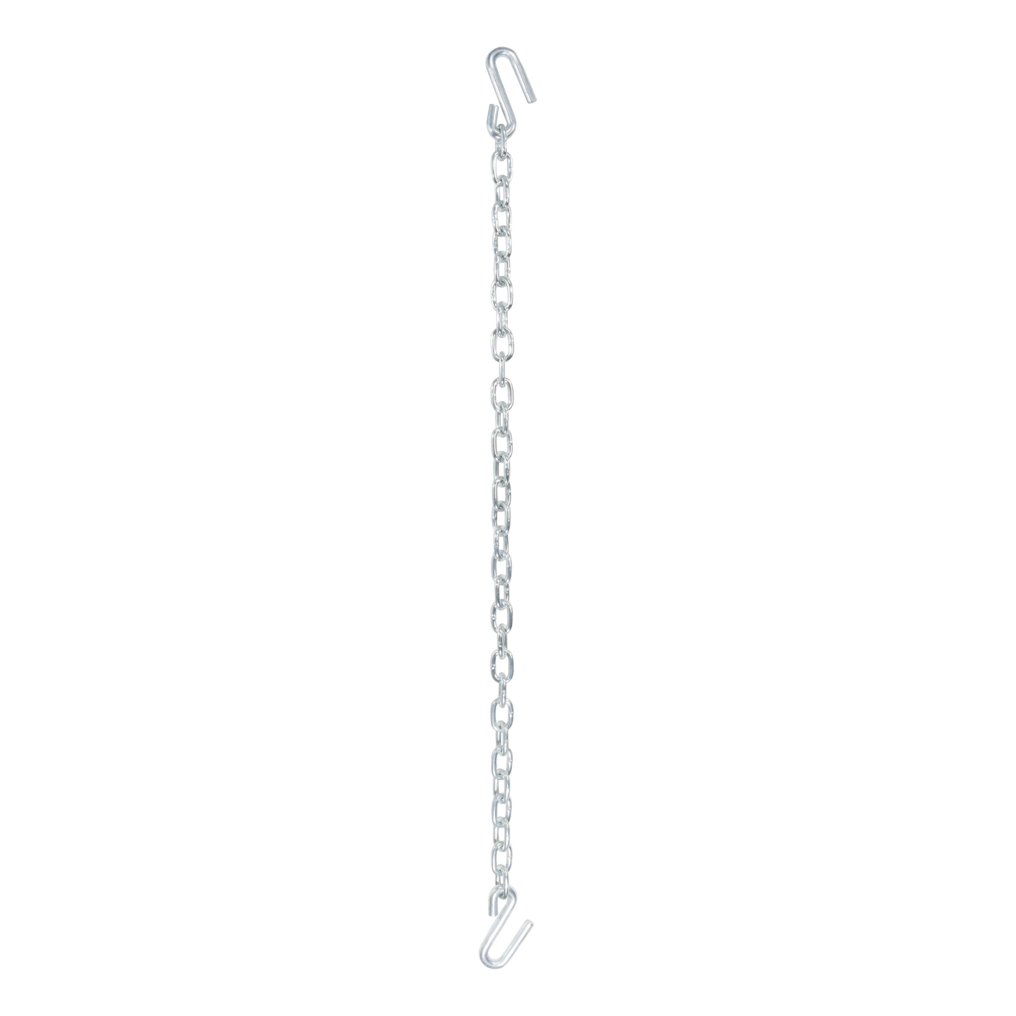 Curt Manufacturing, 48Inch Safety Chain with 2 S-Hooks, Length 48 in, Material Steel, Model 80301
