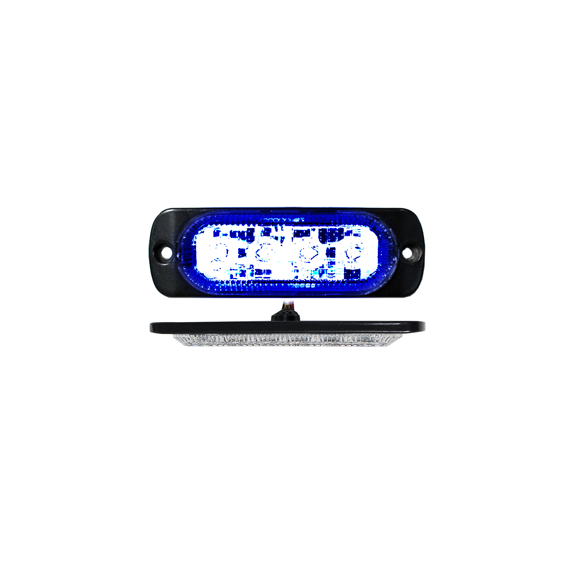 Race Sport Lighting, 4-LED Blue Marker Strobe Multiple Flash Pattern, Light Type LED, Lens Color Clear, Included (qty.) 1, Model RS70014B