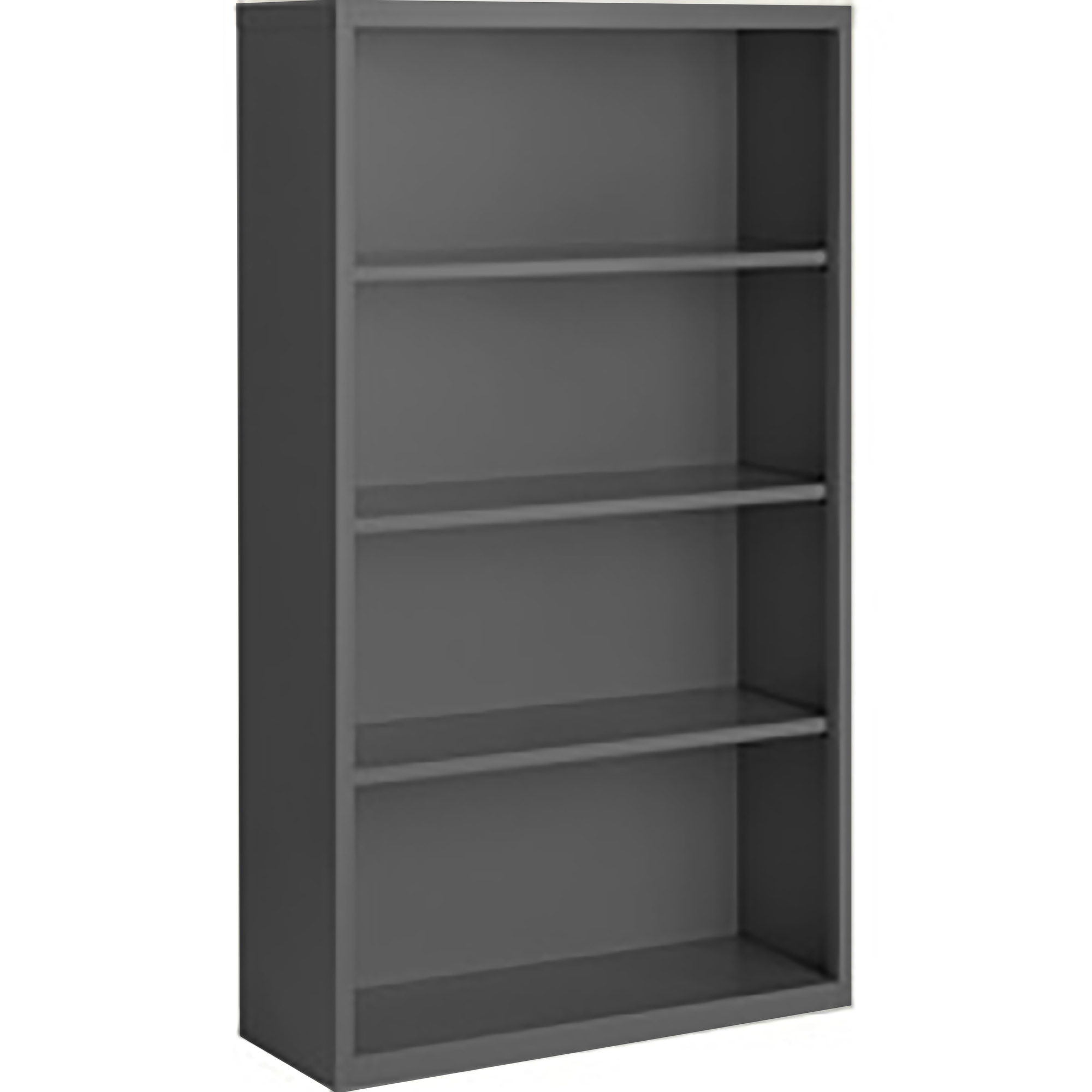 Steel Cabinets USA, 36Inchx13Inchx52Inch Charcoal Bookcase Steel Full Assembled, Height 52 in, Shelves (qty.) 4, Material Steel, Model BCA-365213-C