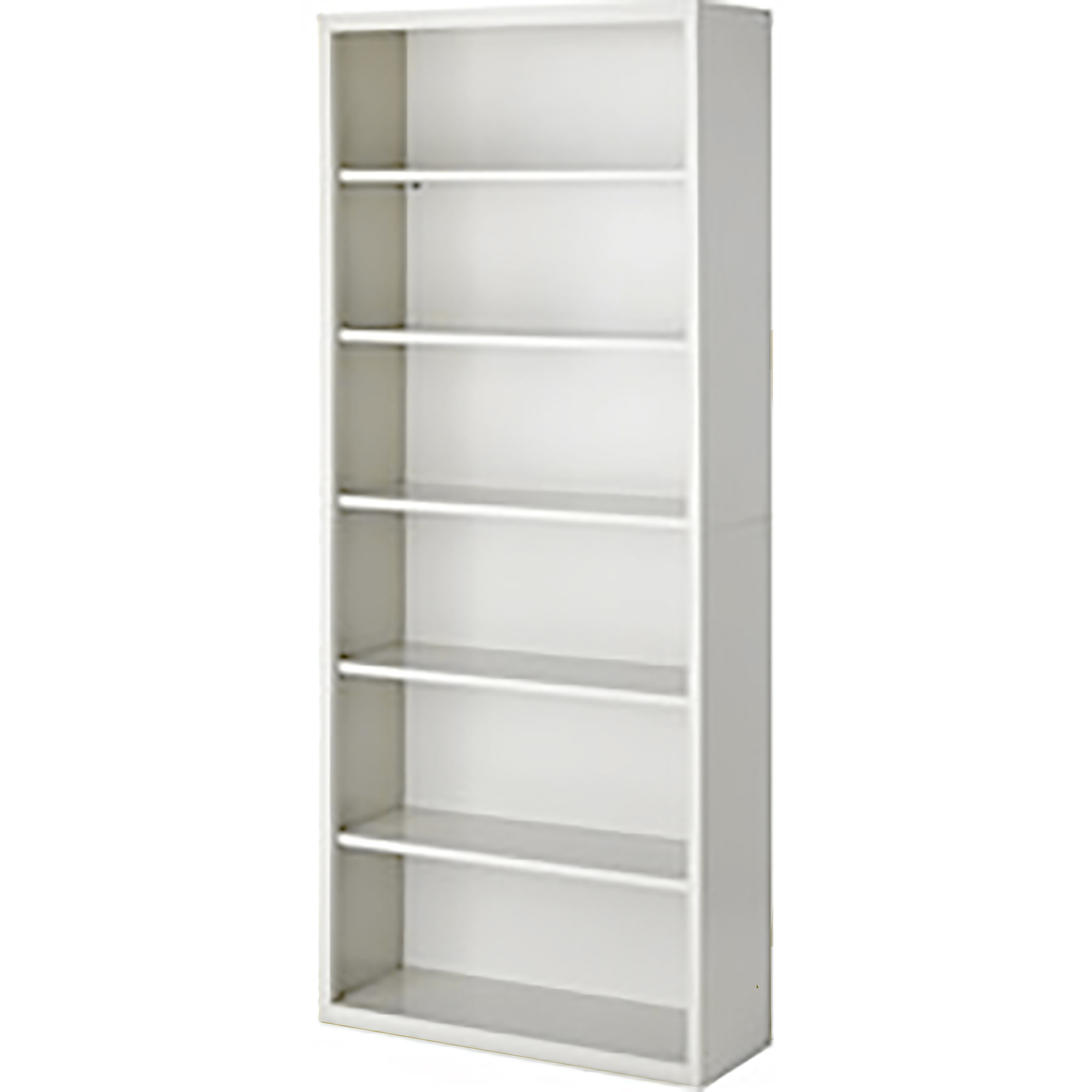 36Inchx13Inchx84Inch Putty Bookcase Steel Fully Assembled, Height 84 in, Shelves (qty.) 6, Material Steel, Model - Steel Cabinets USA BCA-368413-P