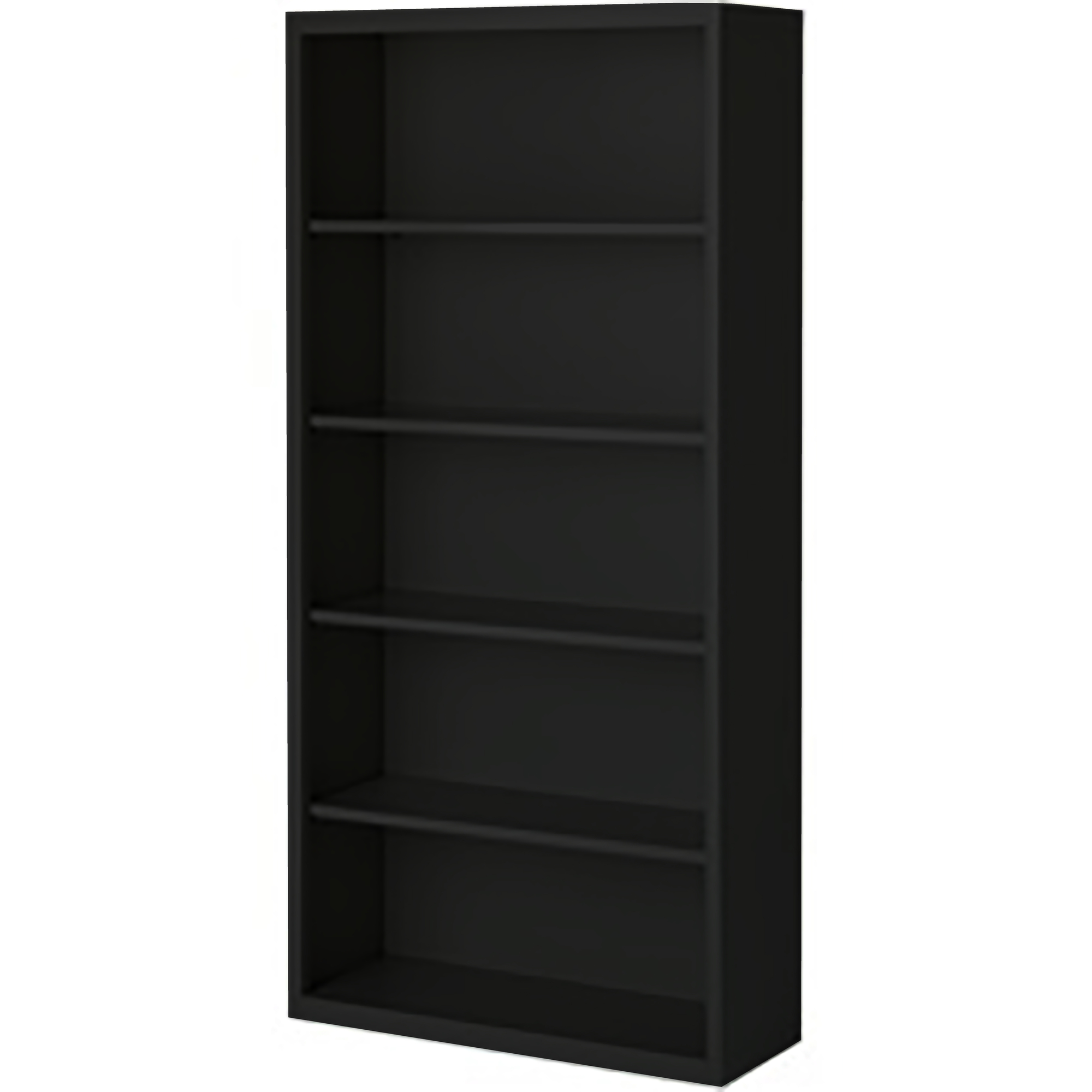 Steel Cabinets USA, 36Inchx18Inchx72Inch Black Bookcase Steel Fully Assembled, Height 72 in, Shelves (qty.) 5, Material Steel, Model BCA-367218-B