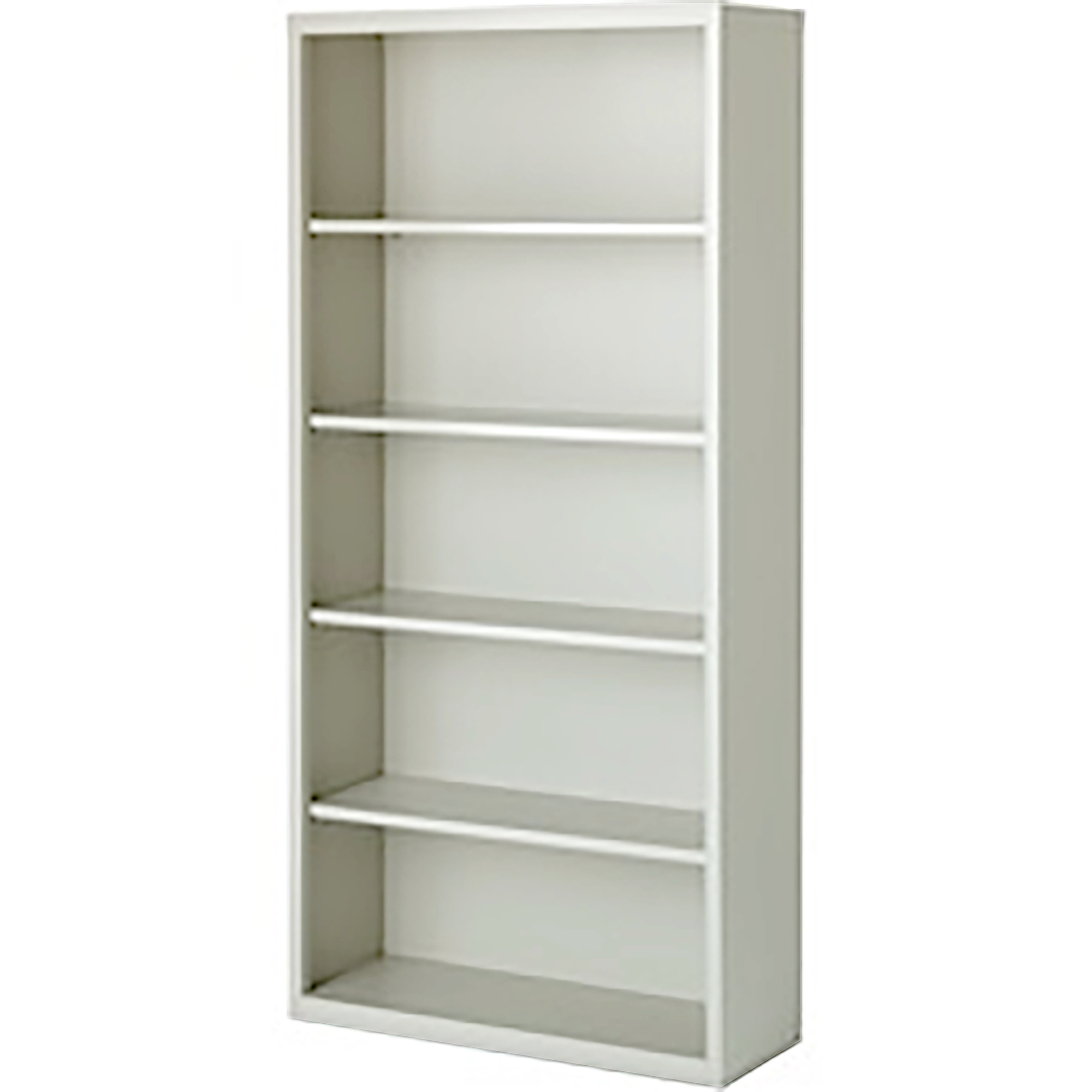 Steel Cabinets USA, 36Inchx13Inchx72Inch Putty Bookcase Steel Fully Assembled, Height 72 in, Shelves (qty.) 5, Material Steel, Model BCA-367213-P