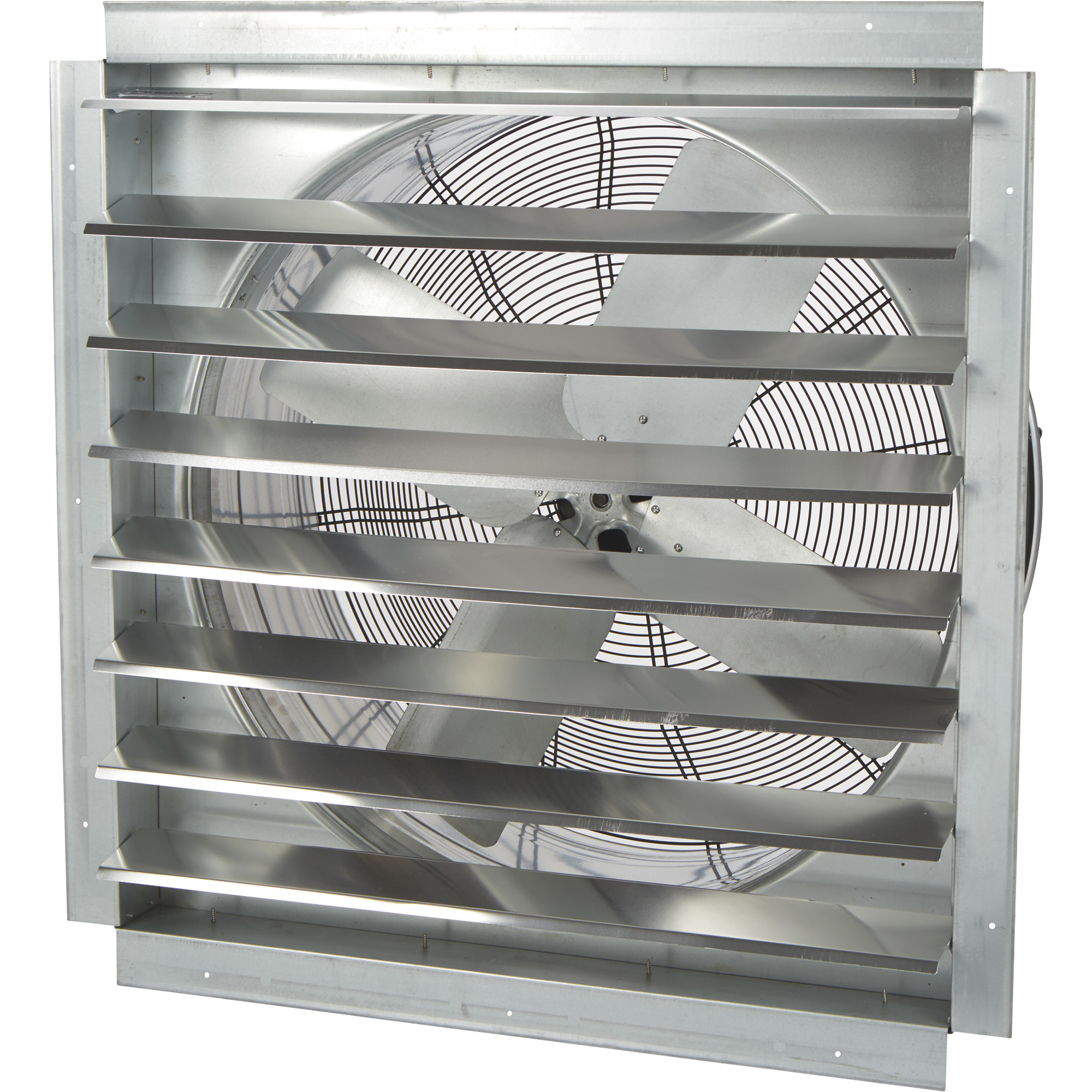 Strongway 30Inch, 5500 CFM Heavy-Duty Fully Enclosed Direct Drive Shutter Exhaust Fan - 120 Volts, 4 Blades