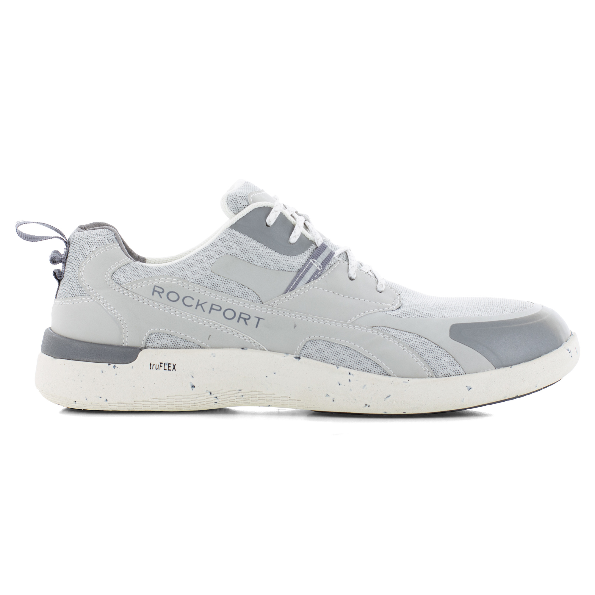 Rockport Works, Casual Lace Up, Size 11, Width Medium, Color Light Grey, Model RK4674