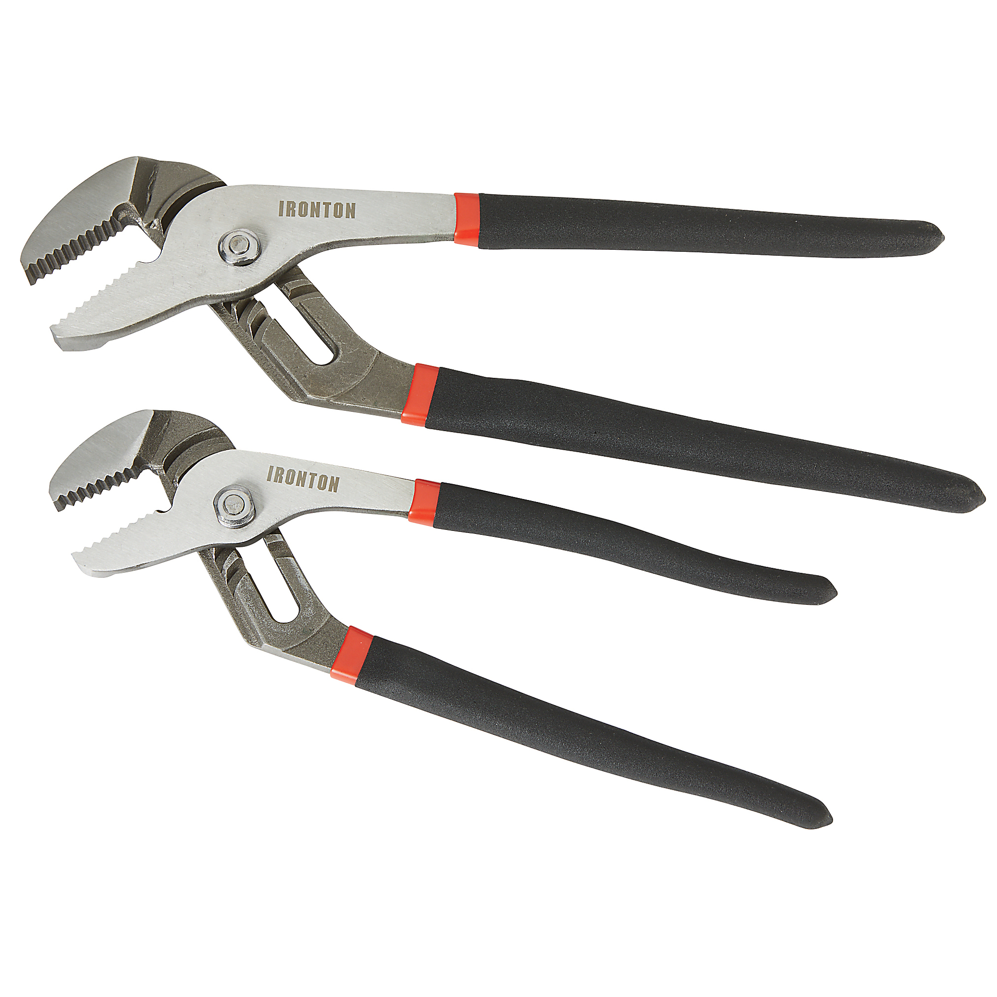 Ironton 2-Piece Groove Joint Pliers Set