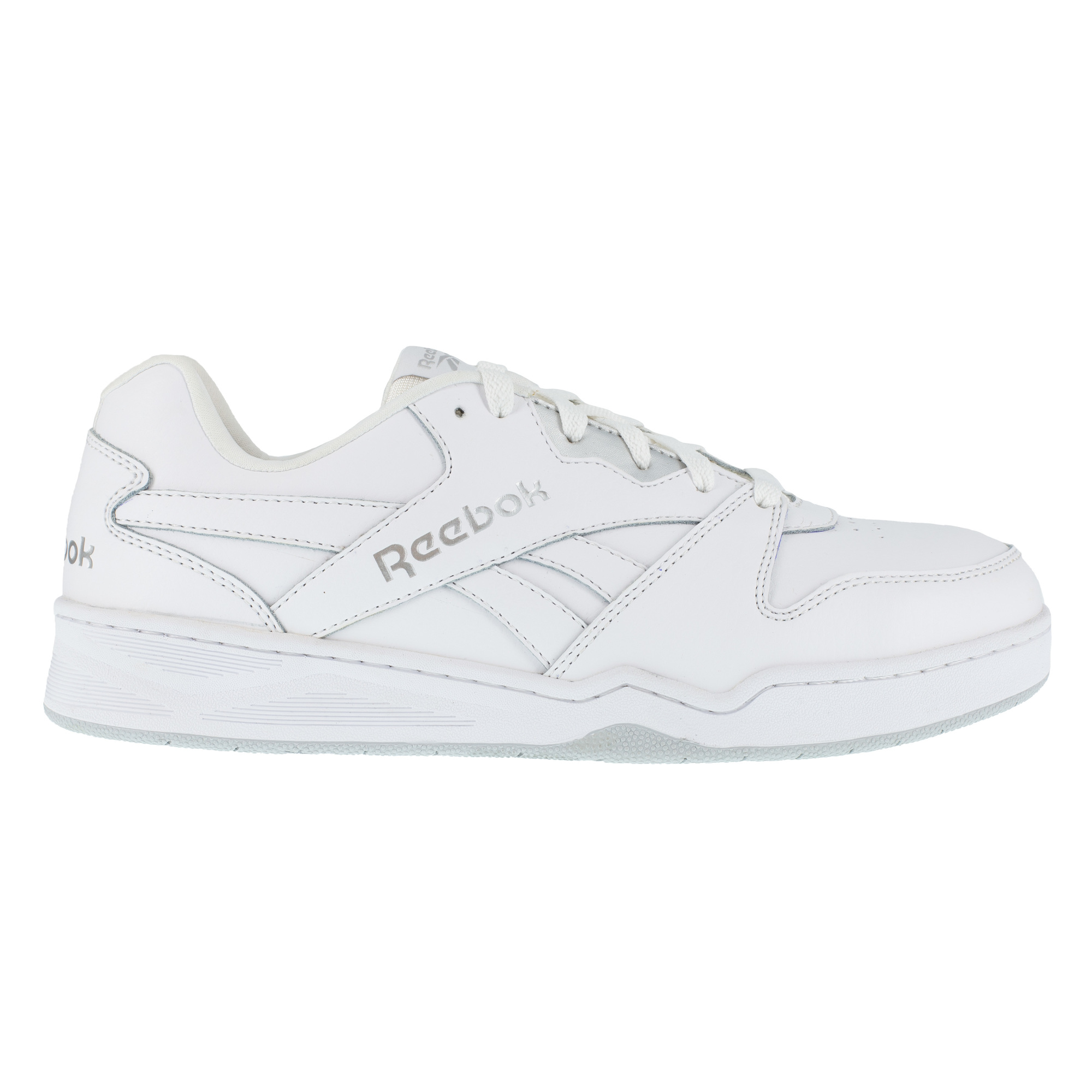 Reebok, Low Cut Work Sneaker, Size 8 1/2, Width Medium, Color White, Model RB161