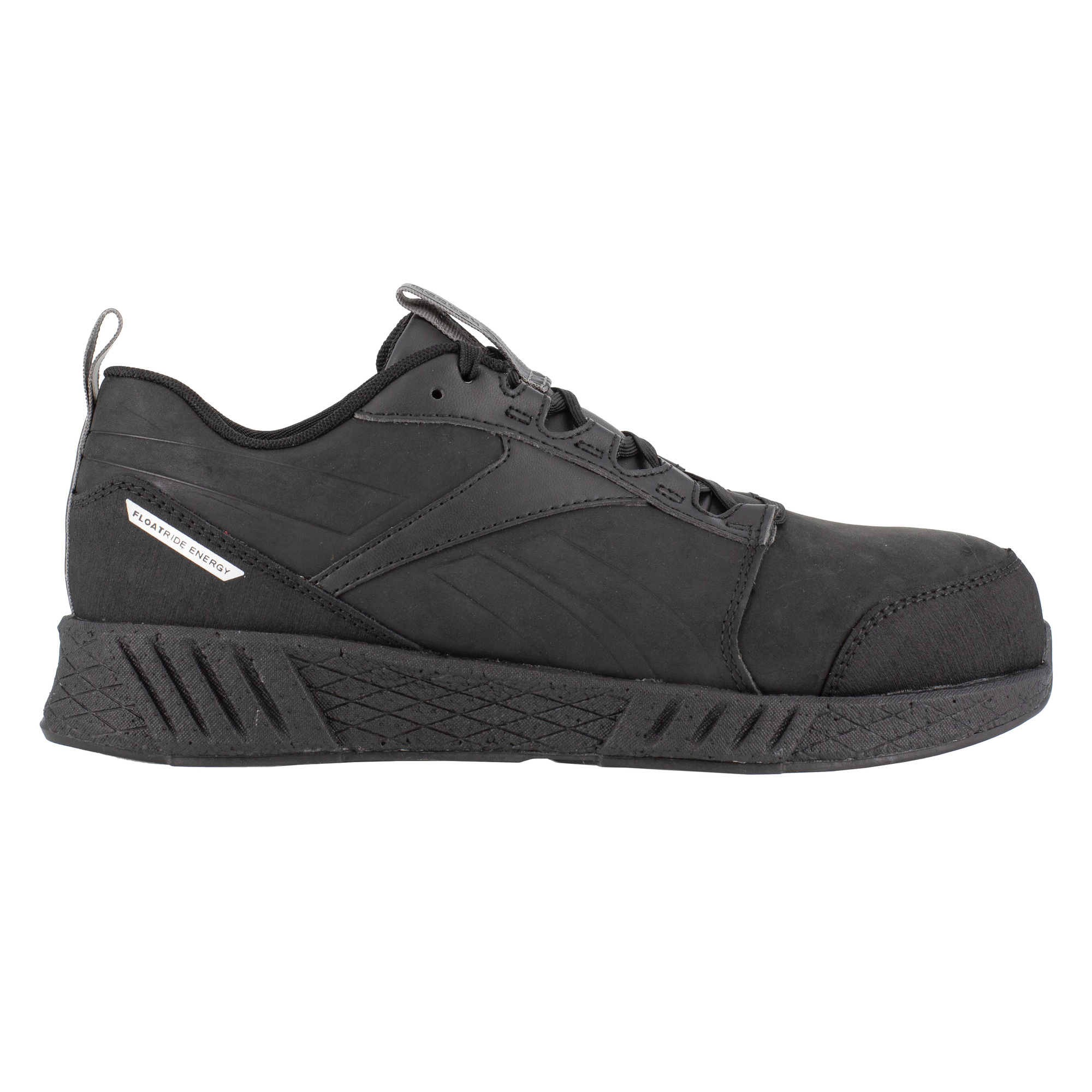 Reebok, Athletic Work Shoe, Size 15, Width Medium, Color Black and Black, Model RB4300