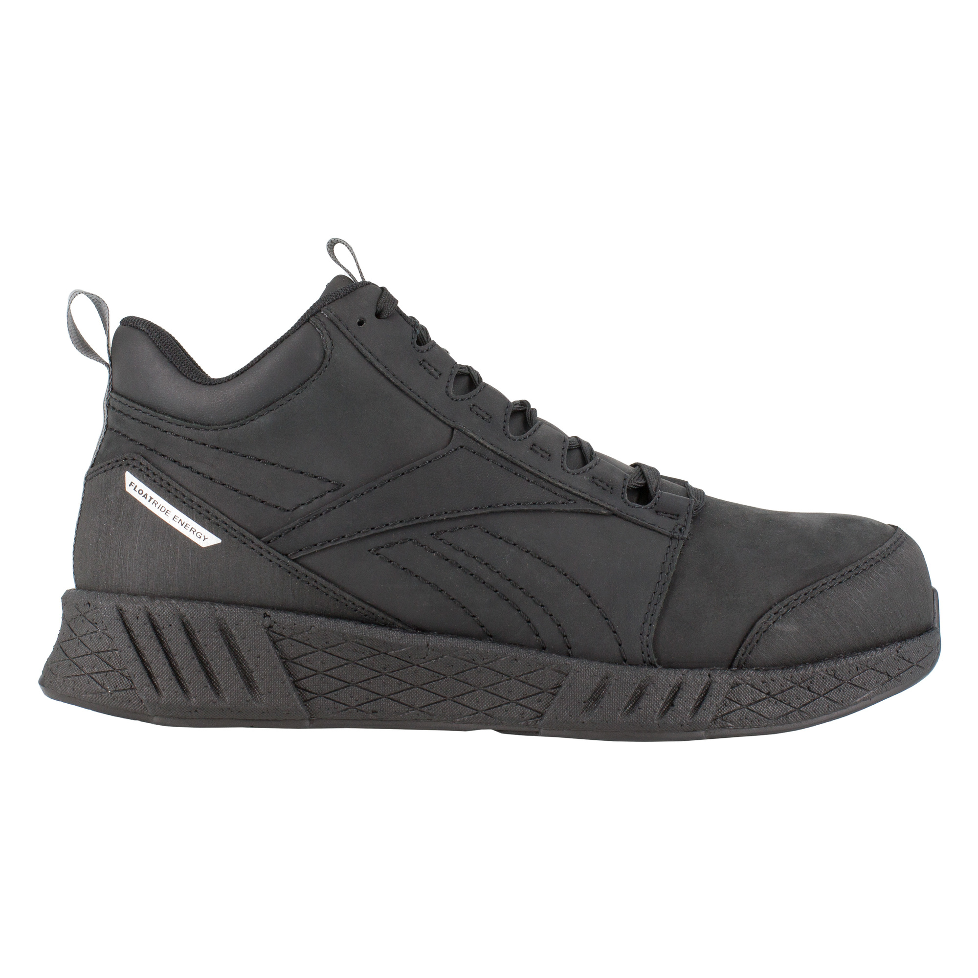 Reebok, Athletic Work Mid Cut, Size 8 1/2, Width Wide, Color Black and Black, Model RB4301