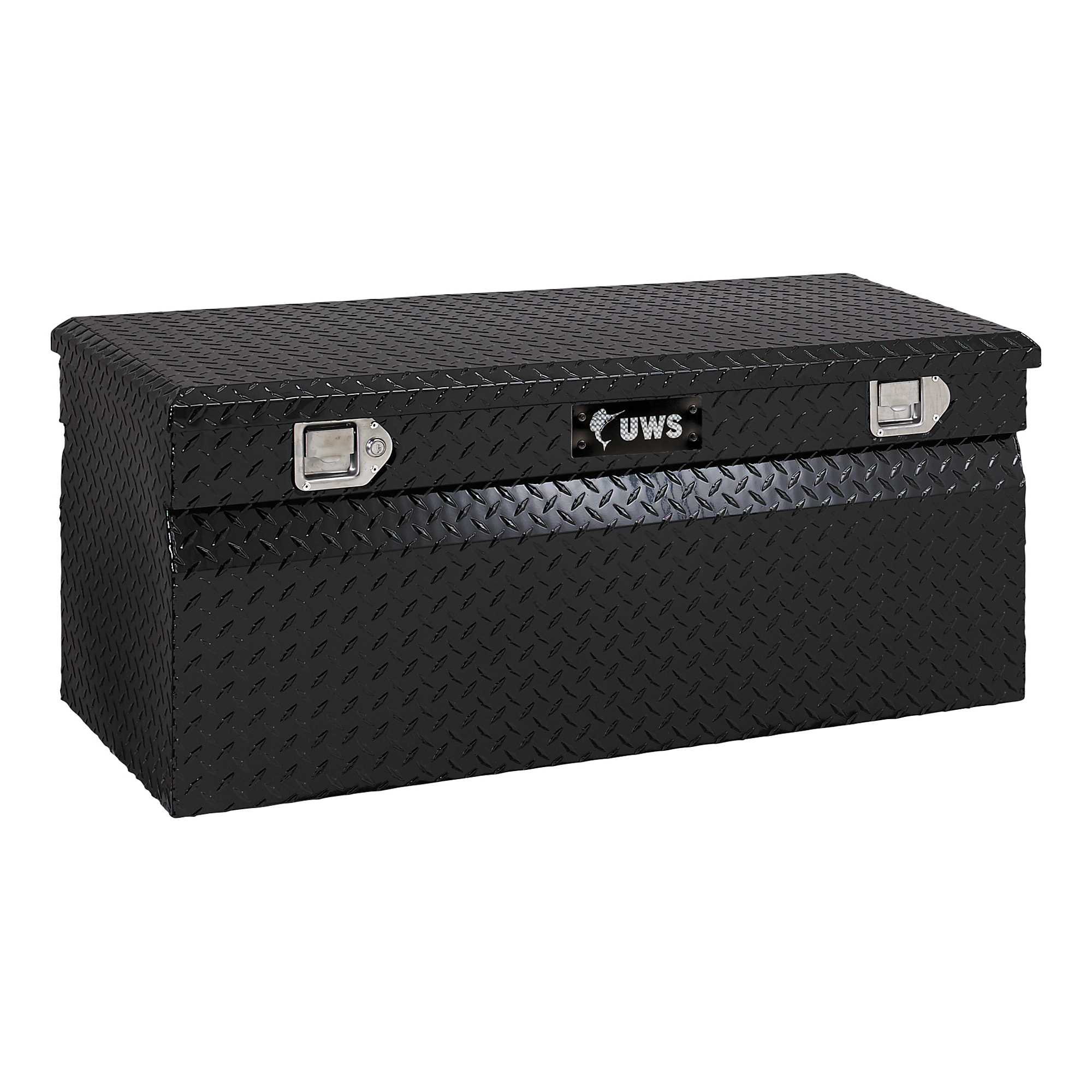 UWS, 42Inch Utility Chest Box, Width 42.875 in, Material Aluminum, Color Finish Gloss Black, Model EC20212