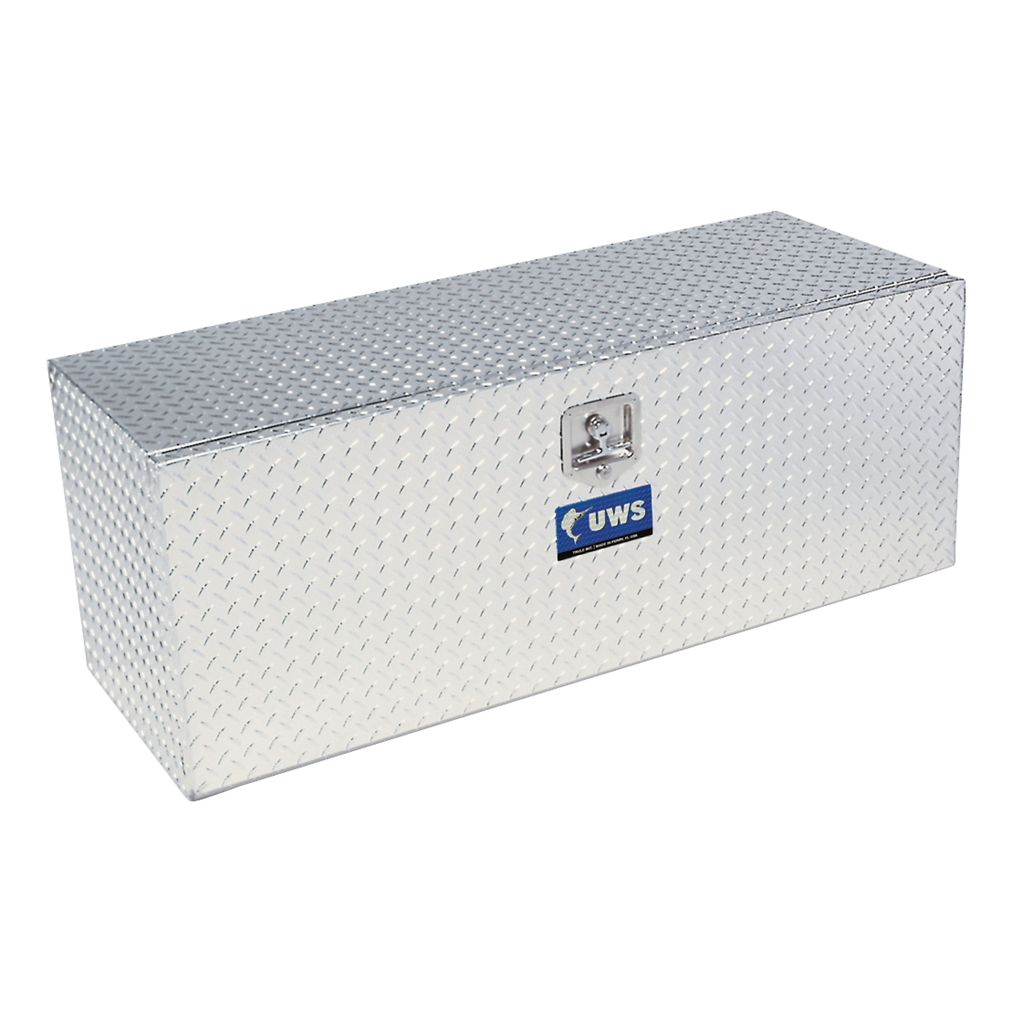 UWS, 36Inch Single-Door Underbody Tool Box, Width 36 in, Material Aluminum, Color Finish Bright Aluminum, Model EC40081