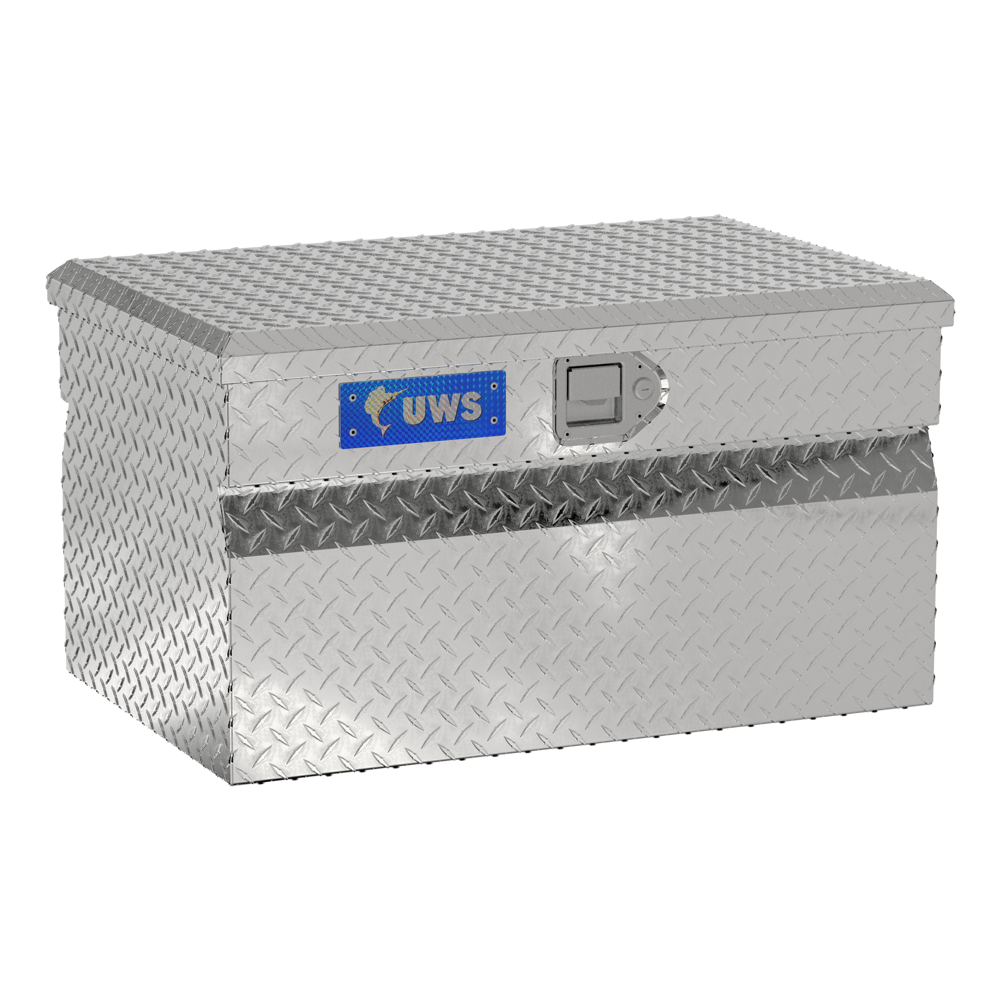 UWS, 30Inch Utility Chest Box, Width 30.875 in, Material Aluminum, Color Finish Bright Aluminum, Model EC20121