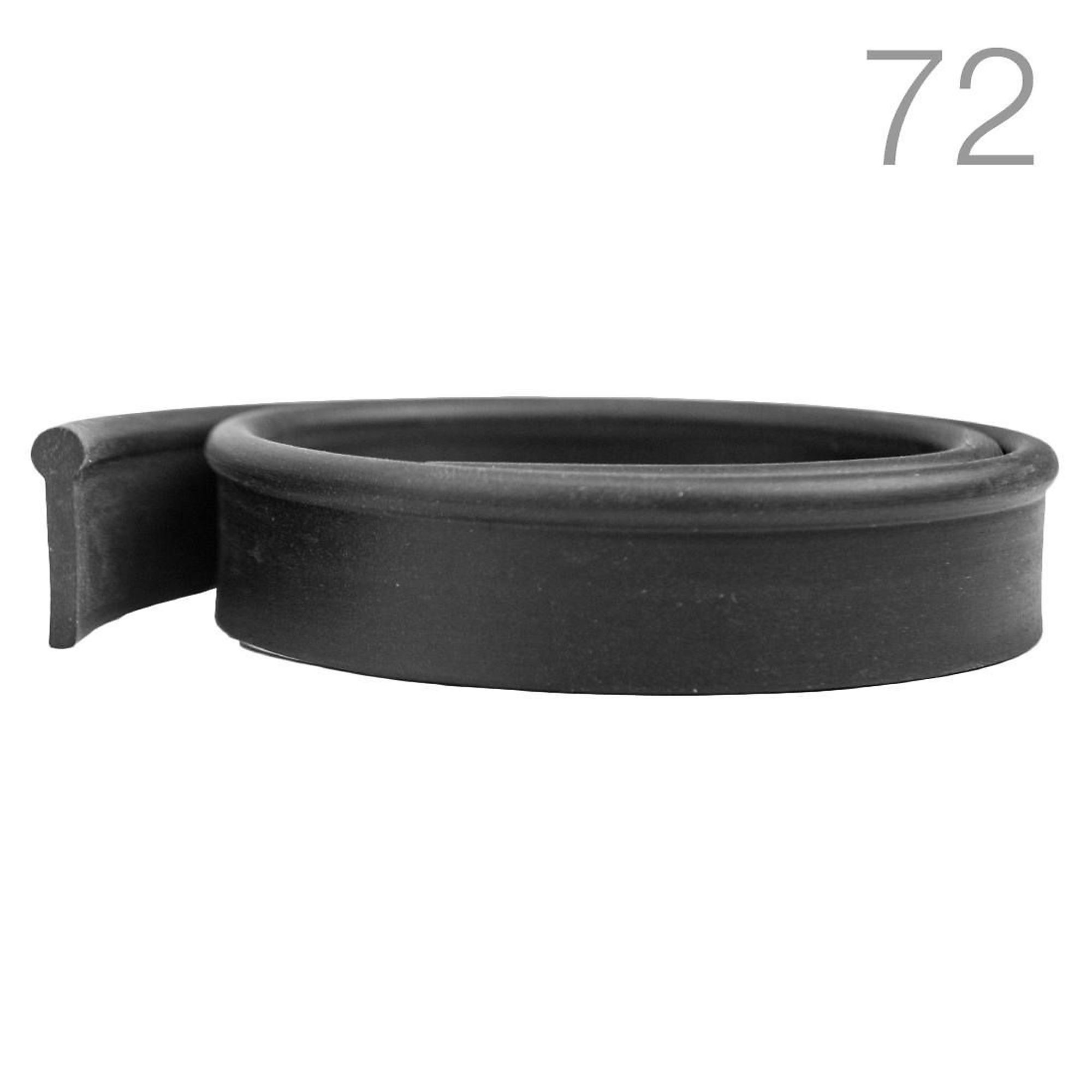 BlackDiamond, Round Top Medium Squeegee Rubber 1/2 Gross - 24Inch, Model 012-05-103