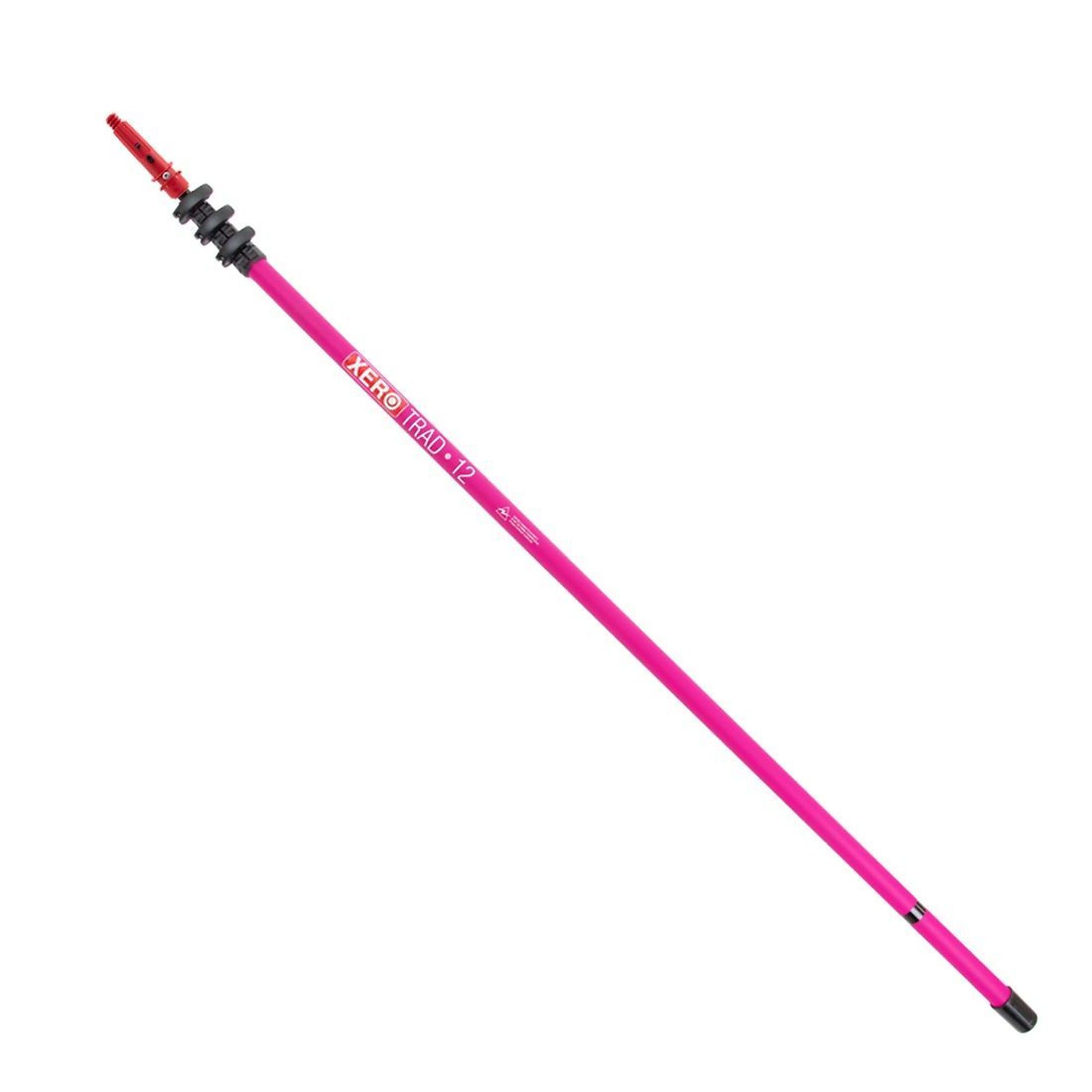 XERO, Trad Pole 2.0 Unger Tip - Hot Pink 12ft., Model 209-20-418