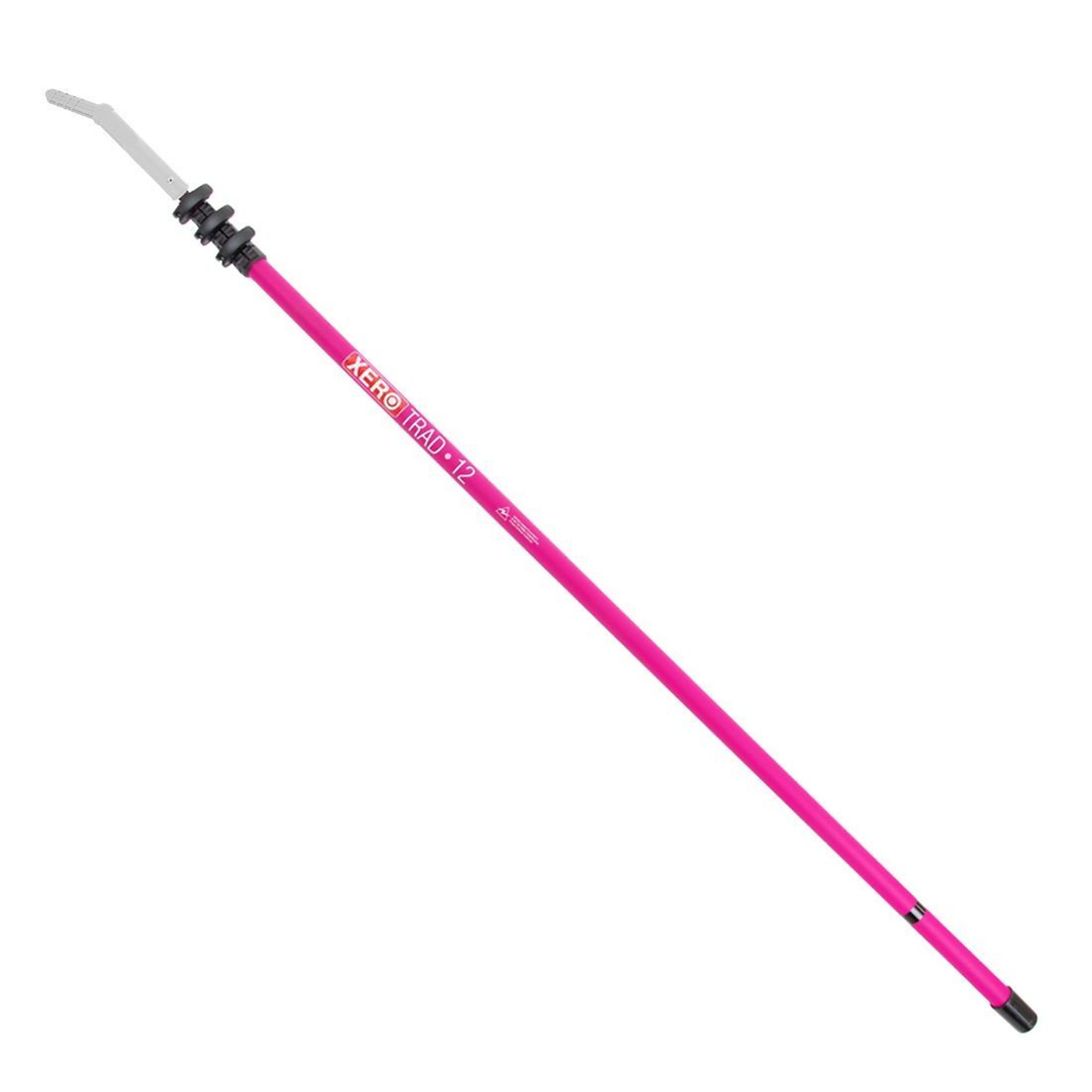 XERO, Trad Pole 2.0 Wagtail Tip - Hot Pink 12ft., Model 209-20-420