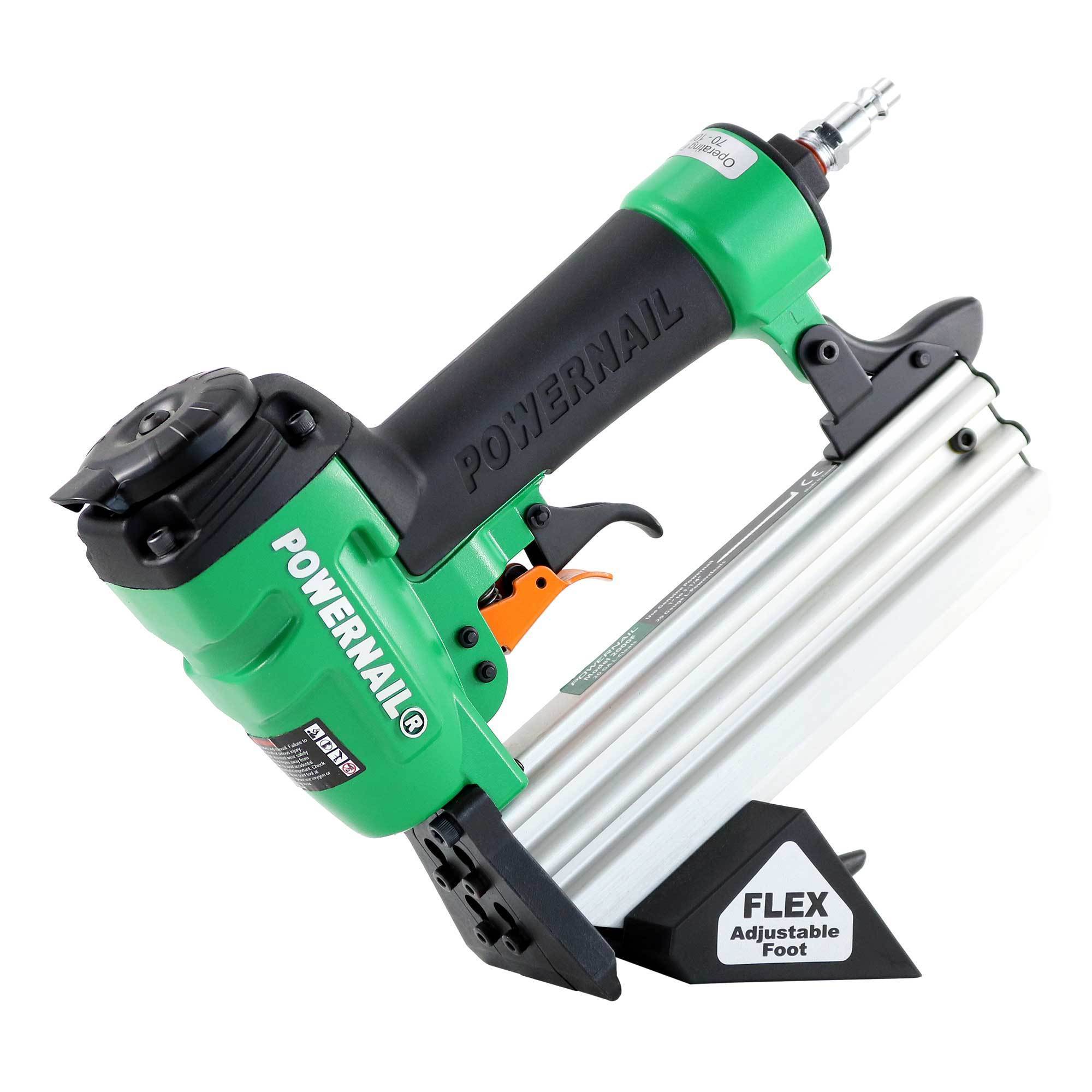 POWERNAIL, Pneumatic 20ga Cleat Flooring Nailer trigger pull, Fastener Size 0 in, Nail Gun Angle 0 Â°, Model 2000FKIT.PWR