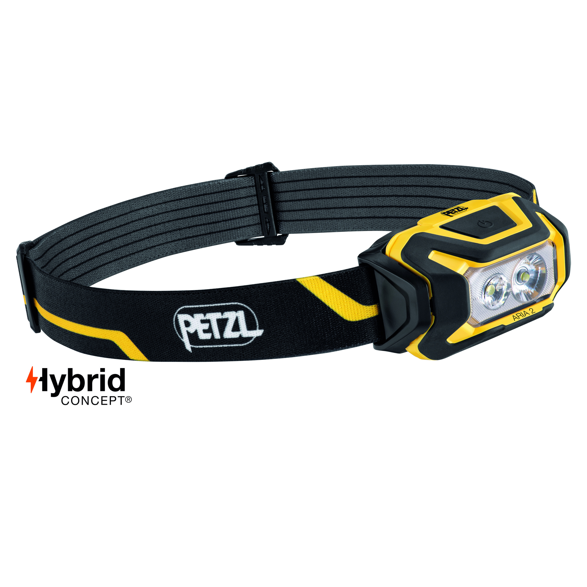 Petzl, ARIA 2 Compact waterproof headlamp 450 lumens, Light Output 450 lumen, Light Bulb Type LED, Model E070AA00