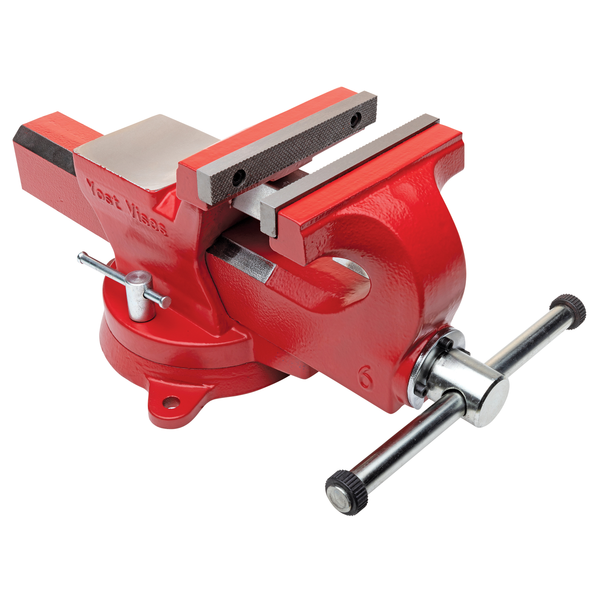 Yost Vises, 6Inch Bench Vise, Jaw Width 6 in, Jaw Capacity 7.875 in, Material Ductile Iron, Model ADI-6