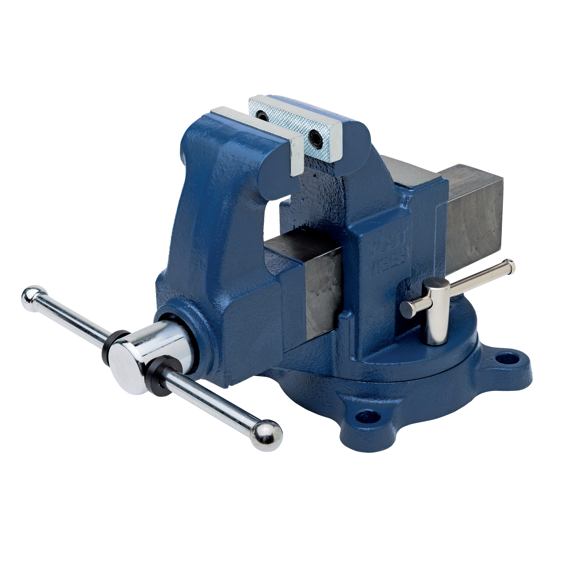 Yost Vises, 3Inch HD Vise Swivel Base, Jaw Width 3 in, Jaw Capacity 4 in, Material Ductile Iron, Model 203