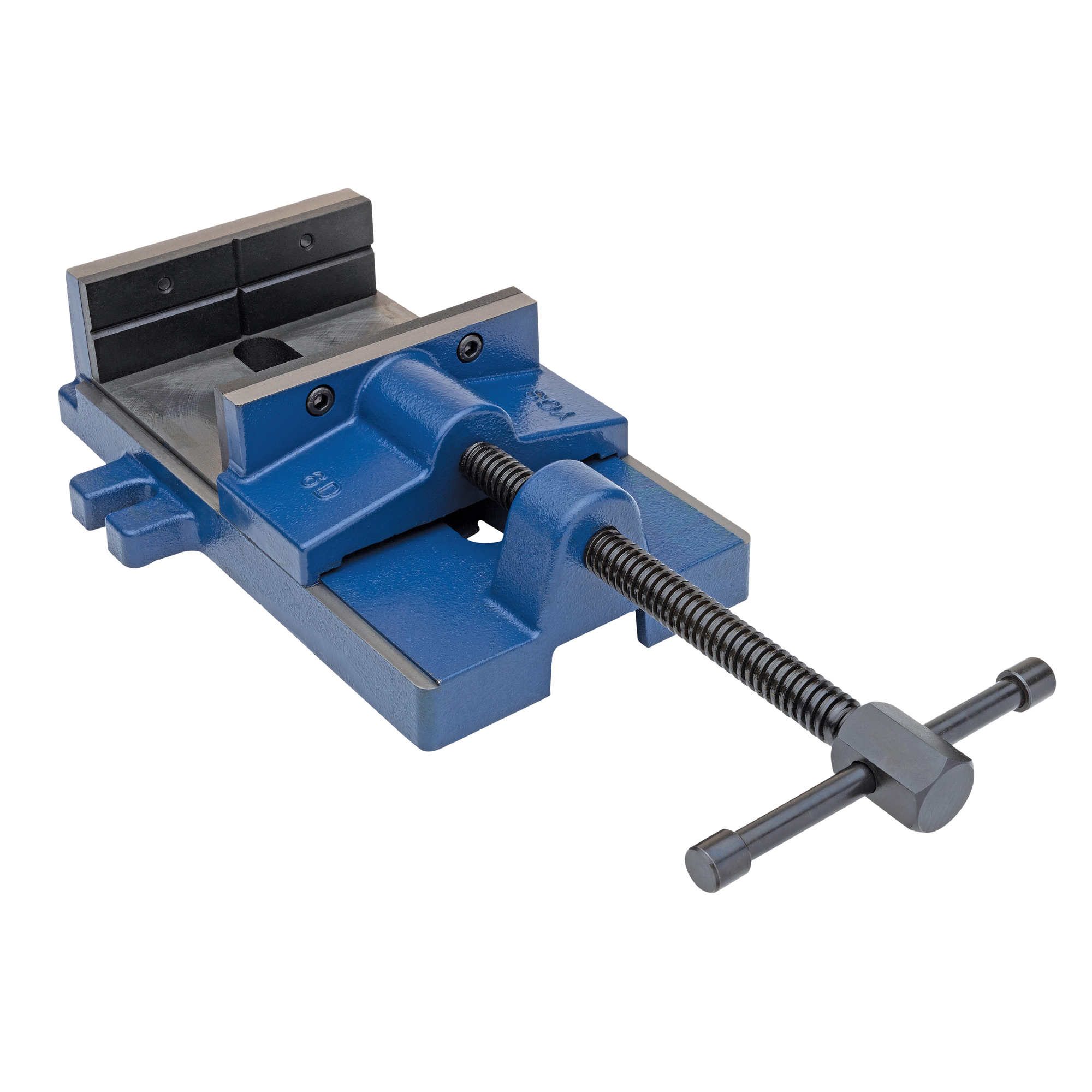 Yost Vises, 6Inch Drill Press Vise, Jaw Width 6 in, Jaw Capacity 6 in, Material Cast Iron, Model 6D -  56436