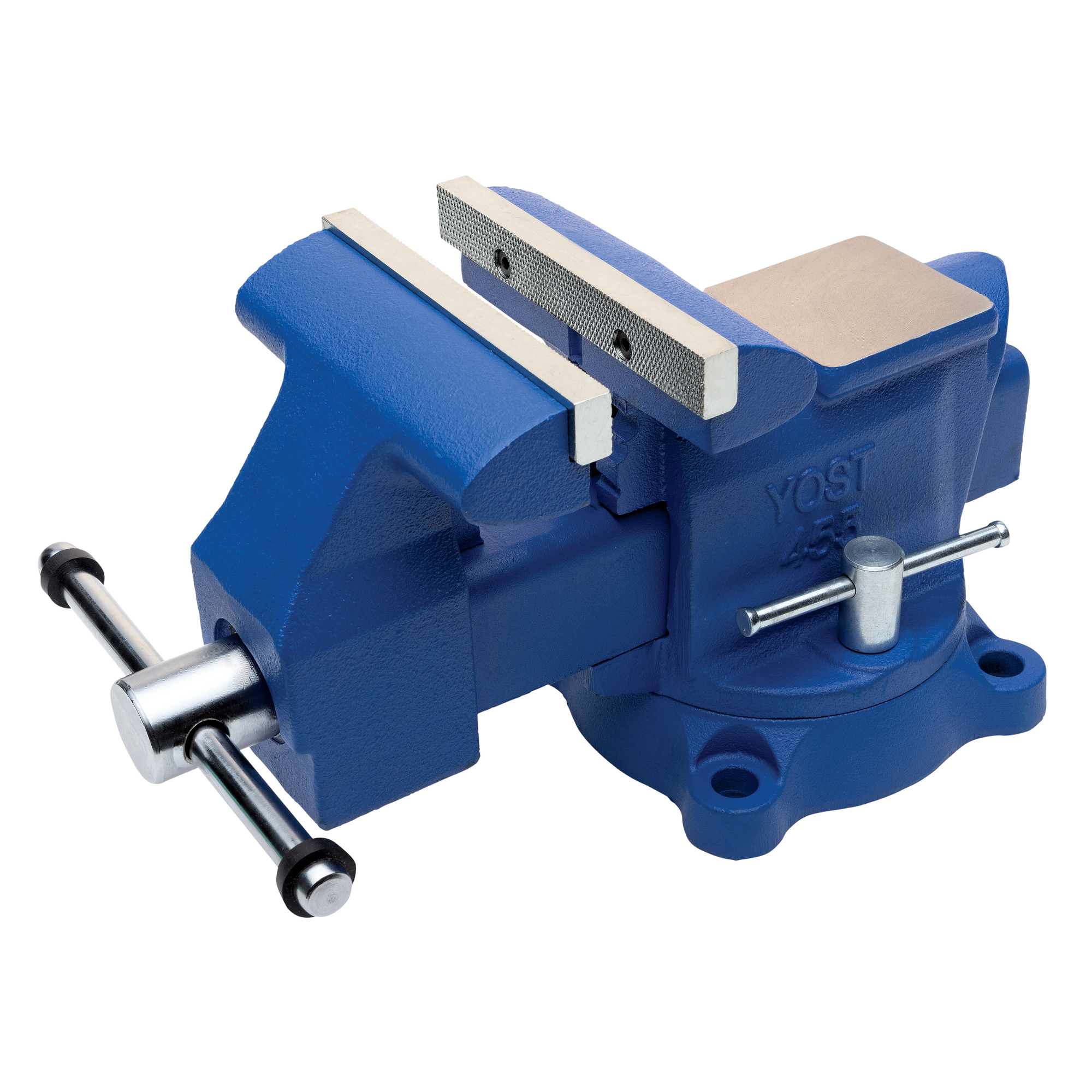 Yost Vises, 5.5Inch Utility Bench Vise, Jaw Width 5.5 in, Jaw Capacity 5 in, Material Cast Iron, Model 455