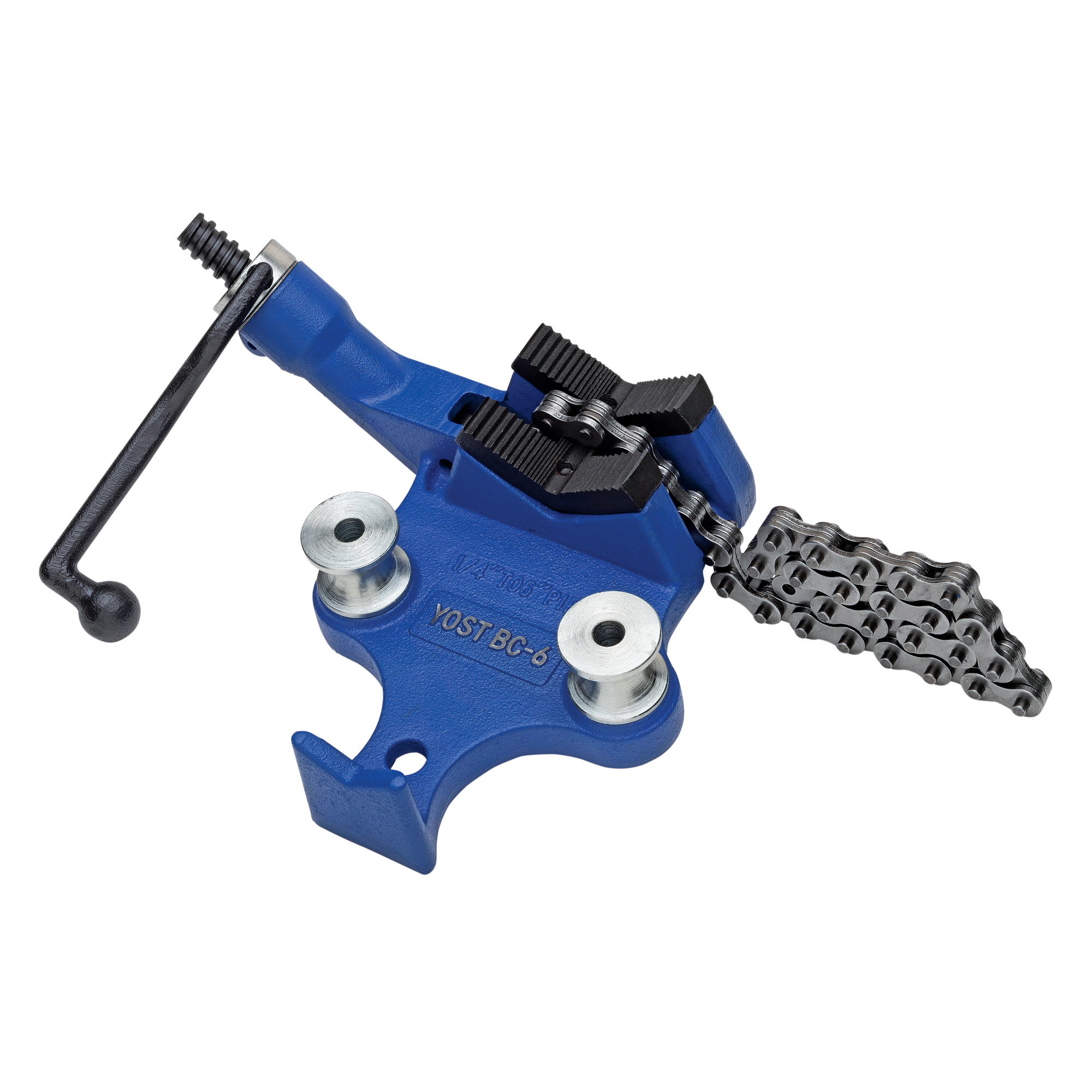 Yost Vises, 6Inch Chain Pipe Vise, Jaw Capacity 6 in, Material Cast Iron, Model BC-6