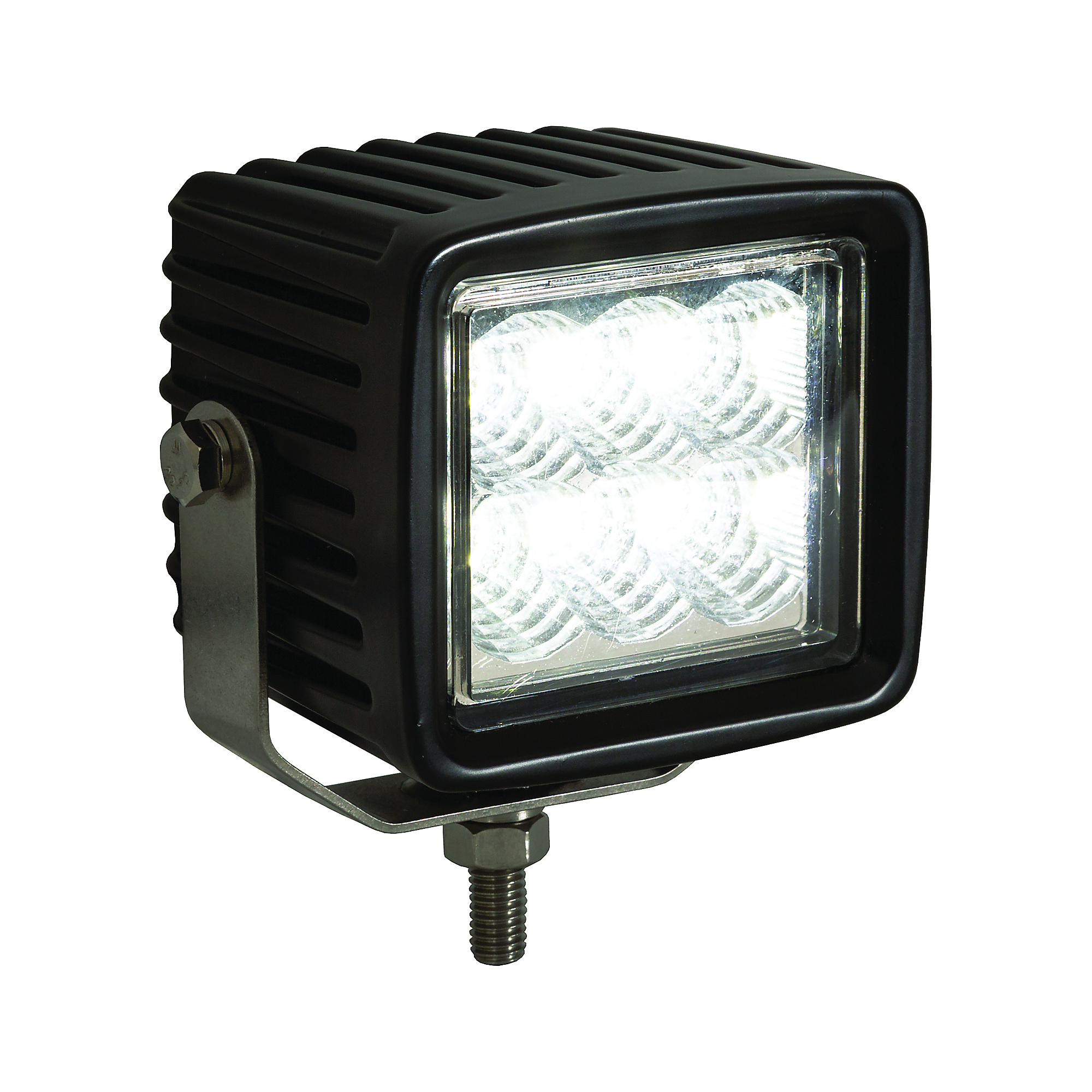 Buyers Products, 3Inch Square LED Clear Flood Light, Light Type LED, Lens Color Clear, Included (qty.) 1 Model 1492137
