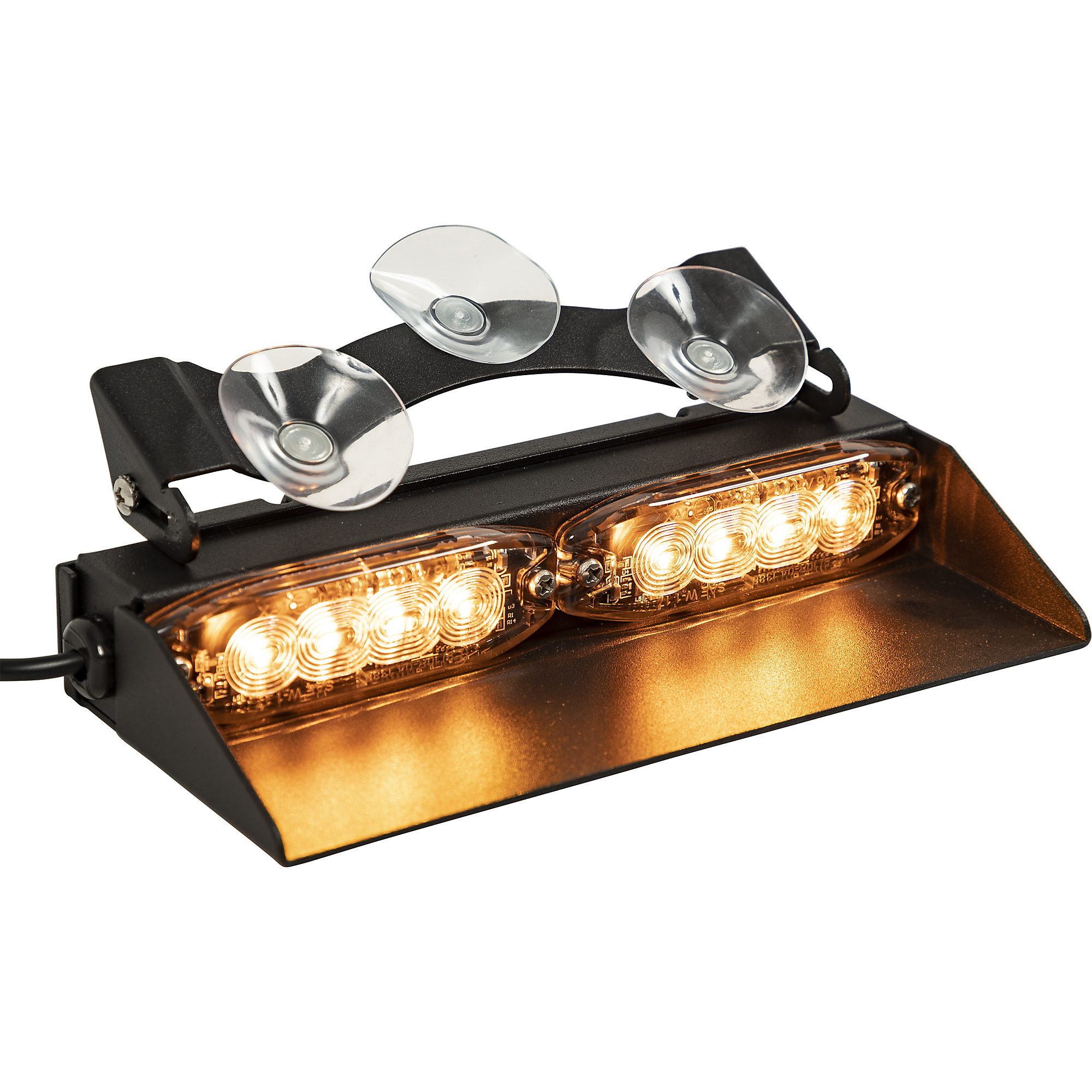 Buyers Products, 8Inch Amber Dashboard Light Bar With 8 LED's, Light Type LED, Lens Color Amber, Included (qty.) 1 Model 8891023